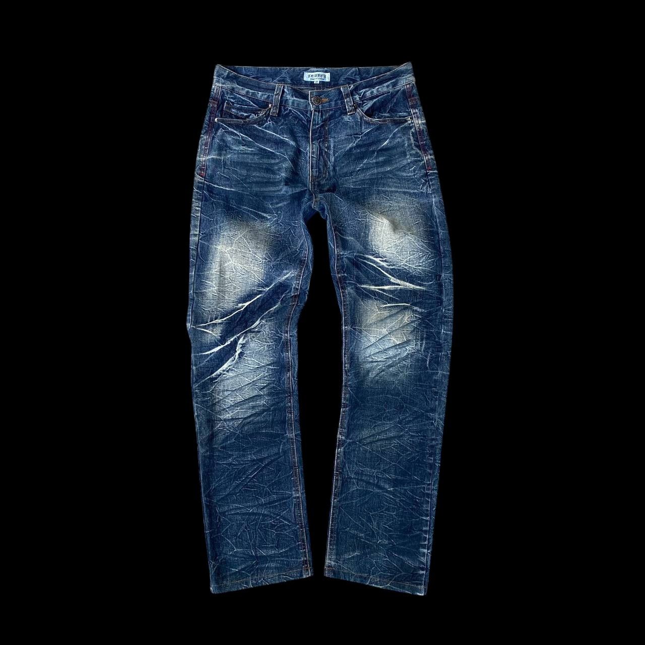20471120 × LOWBOX × Tornado Mart LOWBOX JAPAN THUNDERSTORM WASH TIGER CLAW SCATTER CRACK MARK Size US 31 - 5 Thumbnail