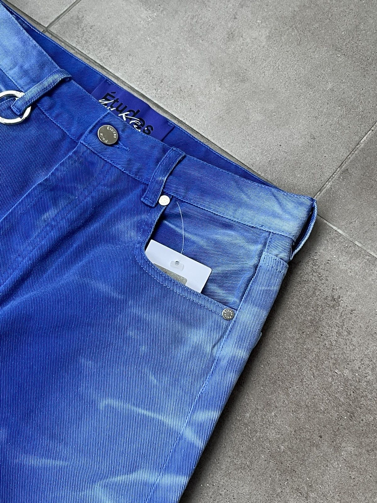 Etudes !DS! SS22 Etudes X Yves Klein Corner Edition Denim Pants Size 32" / US 10 / IT 46 - 15 Thumbnail