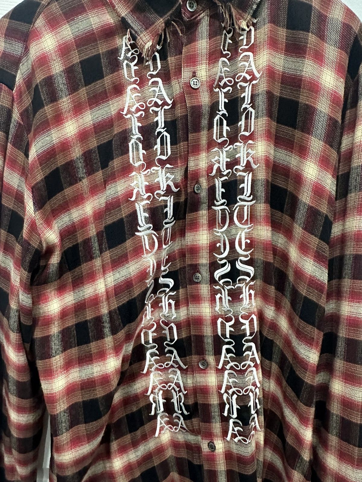 Christian Dada Christian dada distressed flannel Size US L / EU 52-54 / 3 - 2 Thumbnail