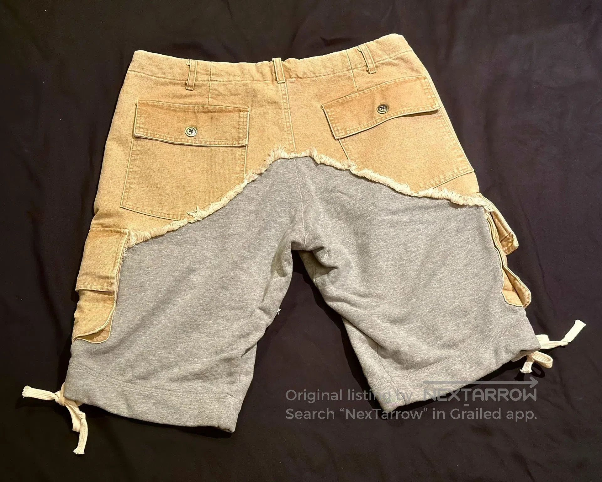 Visvim Greg Lauren Distressed Cargo Shorts. Size US 28 / EU 44 - 2 Thumbnail