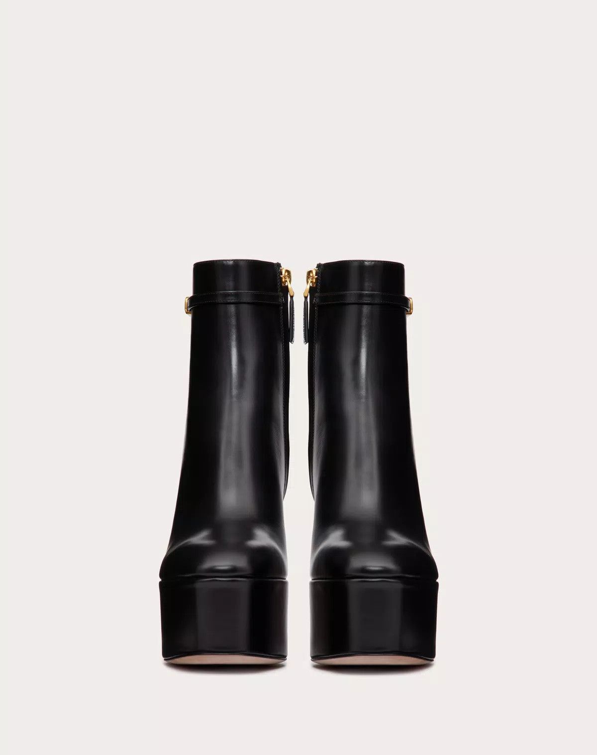 Valentino o1s1wg110426 Tan-Go Platform Ankle Boots in Calfskin 120mm Size US 8 / IT 38 - 4 Thumbnail