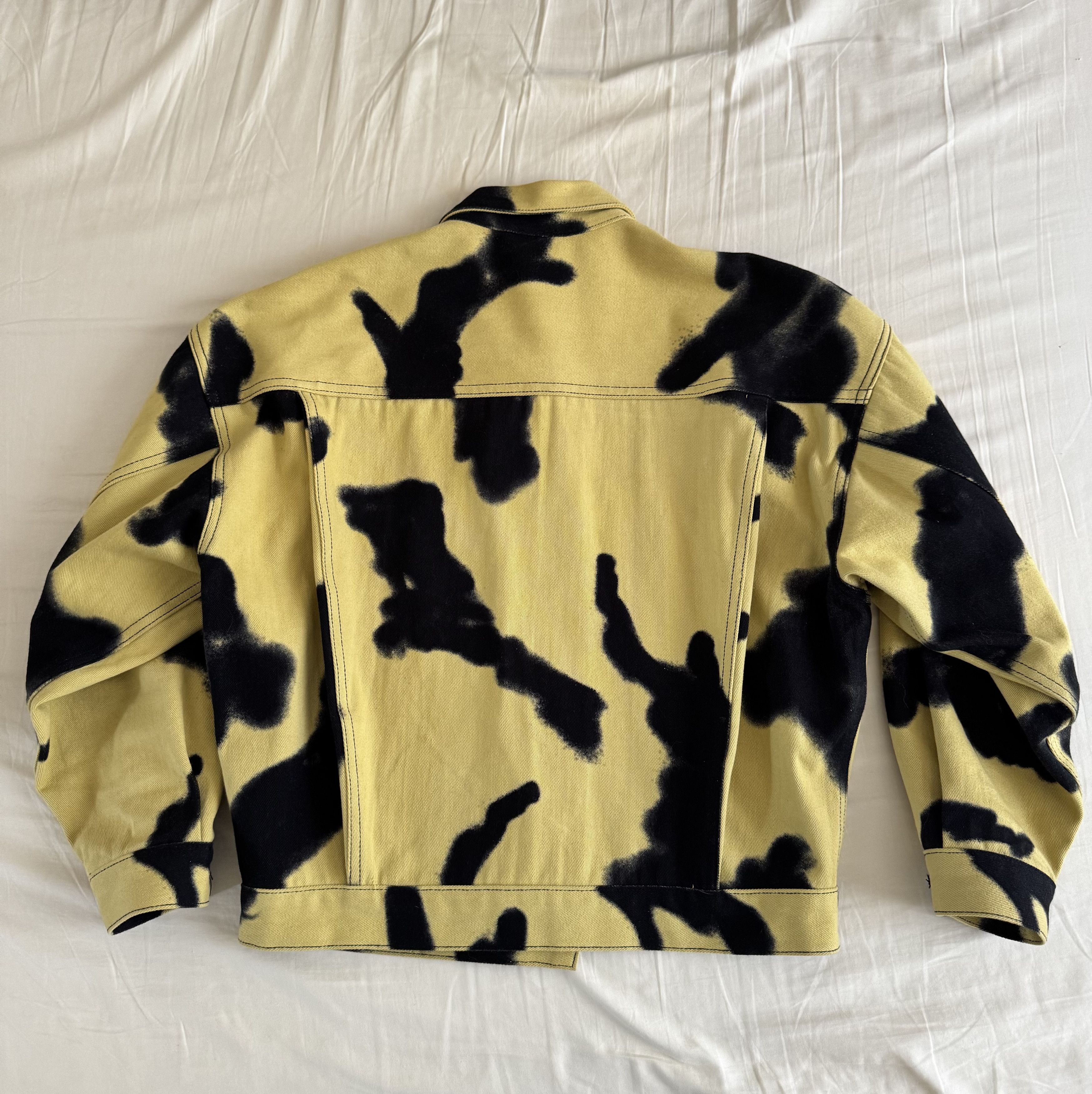 Come Tees Yellow and Black Denim Jacket Size US M / EU 48-50 / 2 - 3 Thumbnail