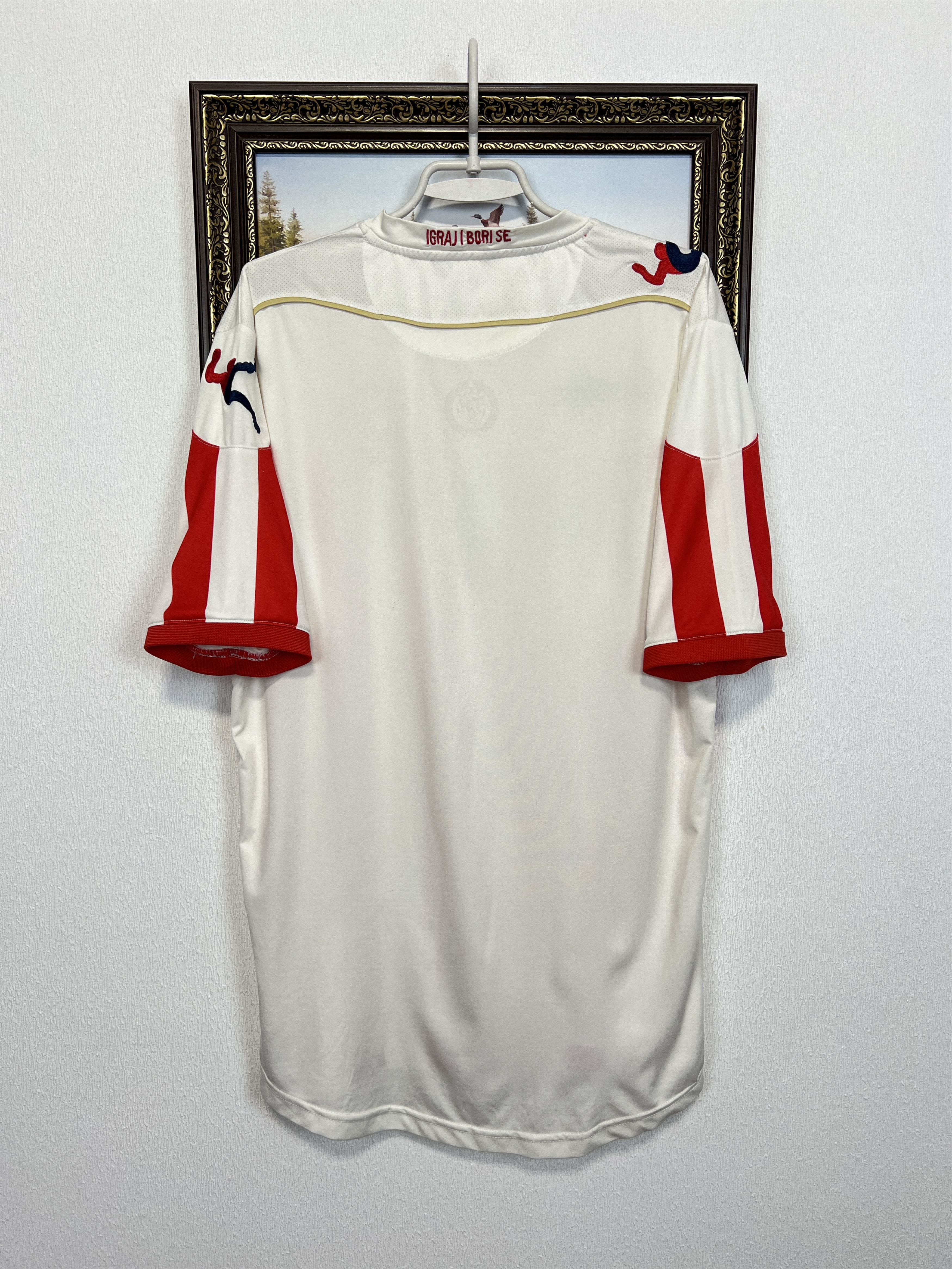 Vintage Red Star Belgrade Crvena Zvezda football shirt Soccer Jersey Size US L / EU 52-54 / 3 - 12 Thumbnail