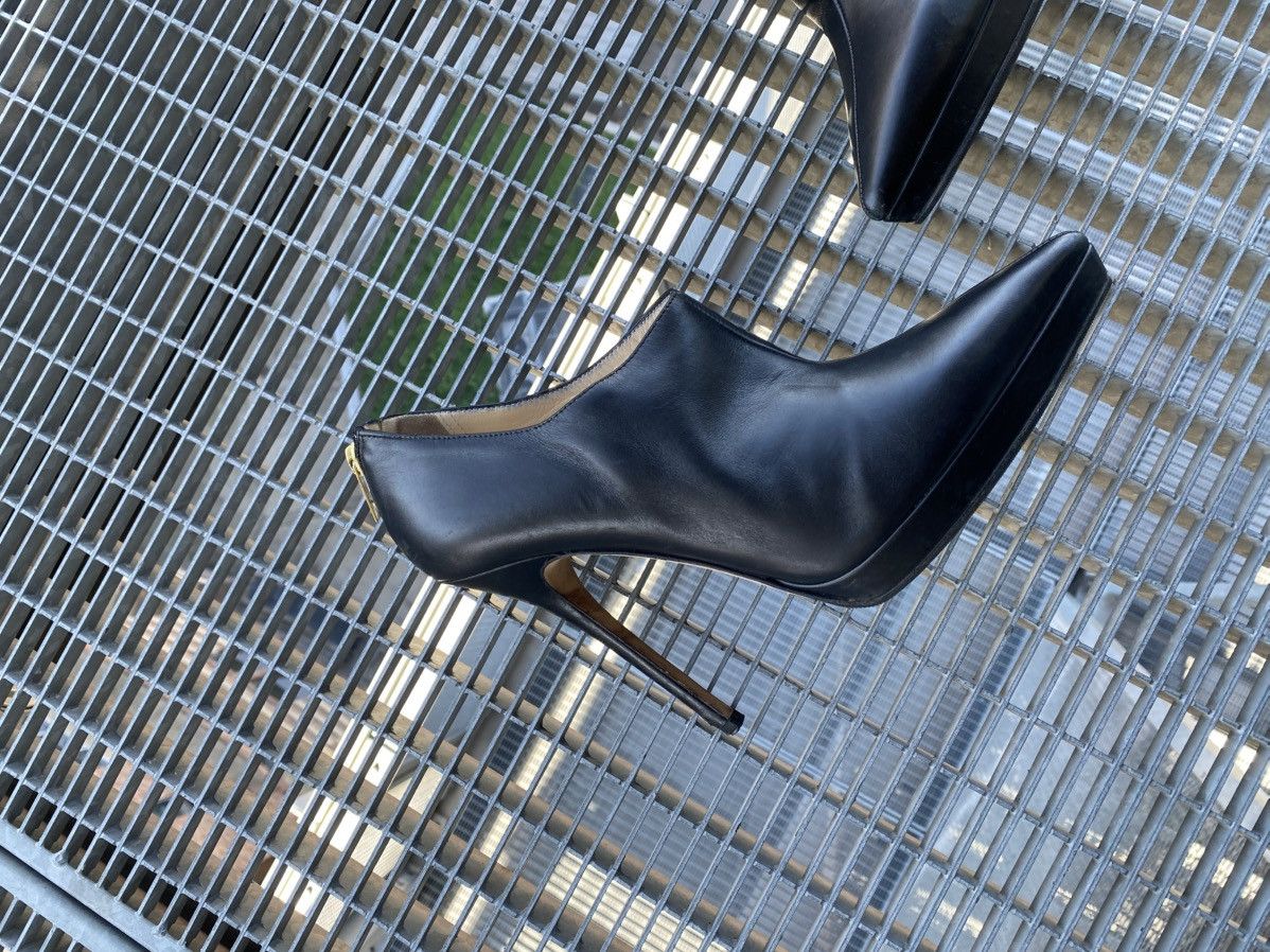 Jimmy Choo Jimmy Choo Mendez Ankle Leather Heel Boots Size US 10 / IT 40 - 3 Thumbnail