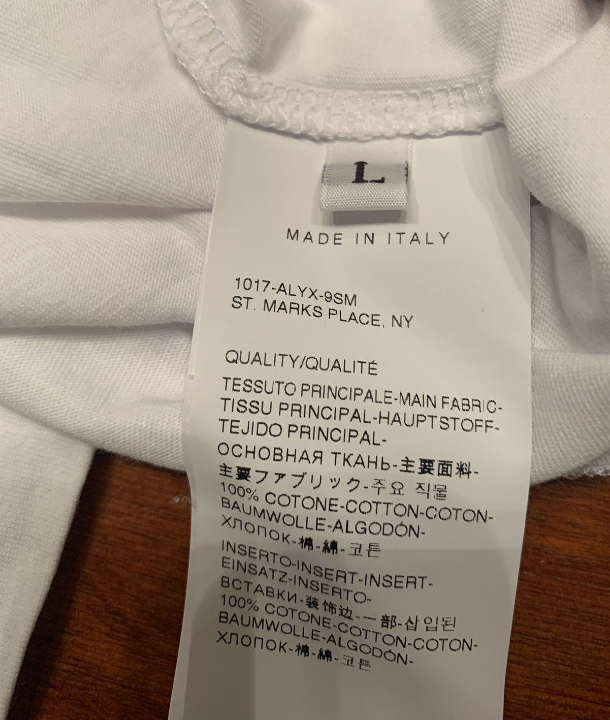 1017 ALYX 9SM 1017 Alyx 9SM Triple Print Hoodie White Size US M / EU 48-50 / 2 - 6 Thumbnail