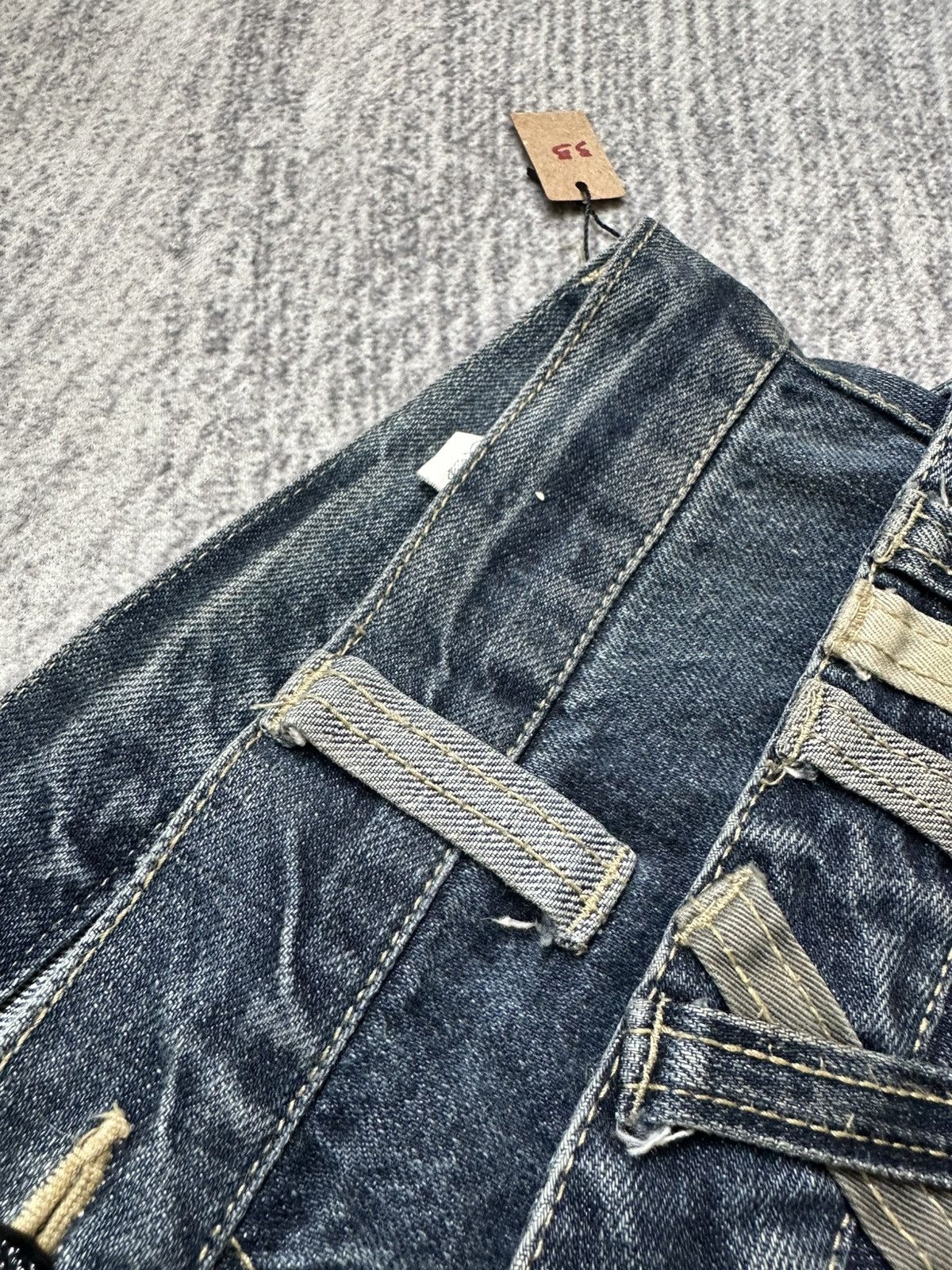 Urban Outfitters Double Waist Urban Craft Jeans Japanese Brand Size US 35 - 10 Thumbnail
