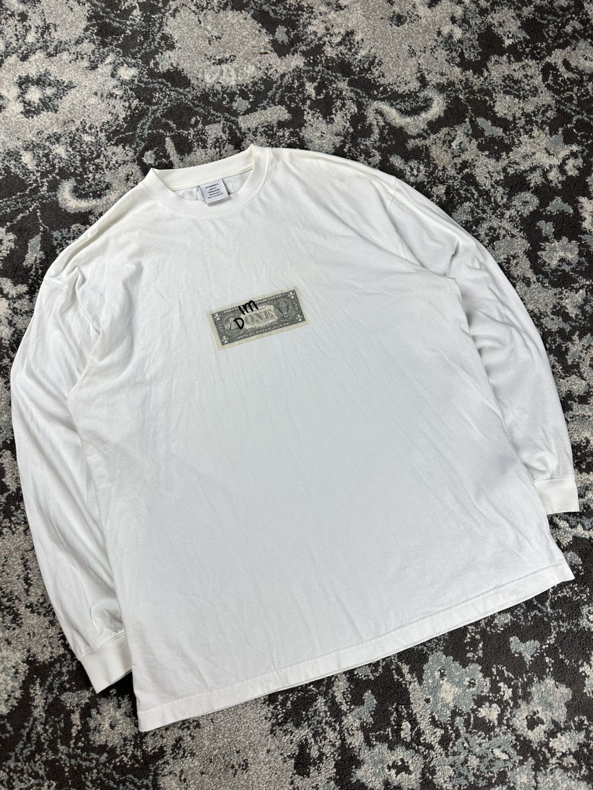 Vetements Vetements “I’m Done” Longsleeve Size US M / EU 48-50 / 2 - 2 Thumbnail