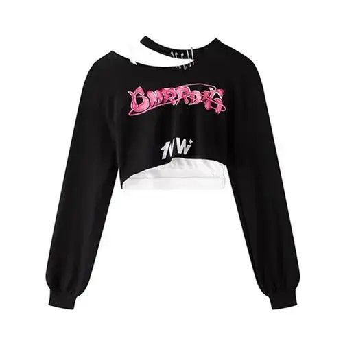 Japanese Brand × Vintage Harajuku Strapless New Print Irregular Patchwork Crop Size ONE SIZE - 1 Thumbnail