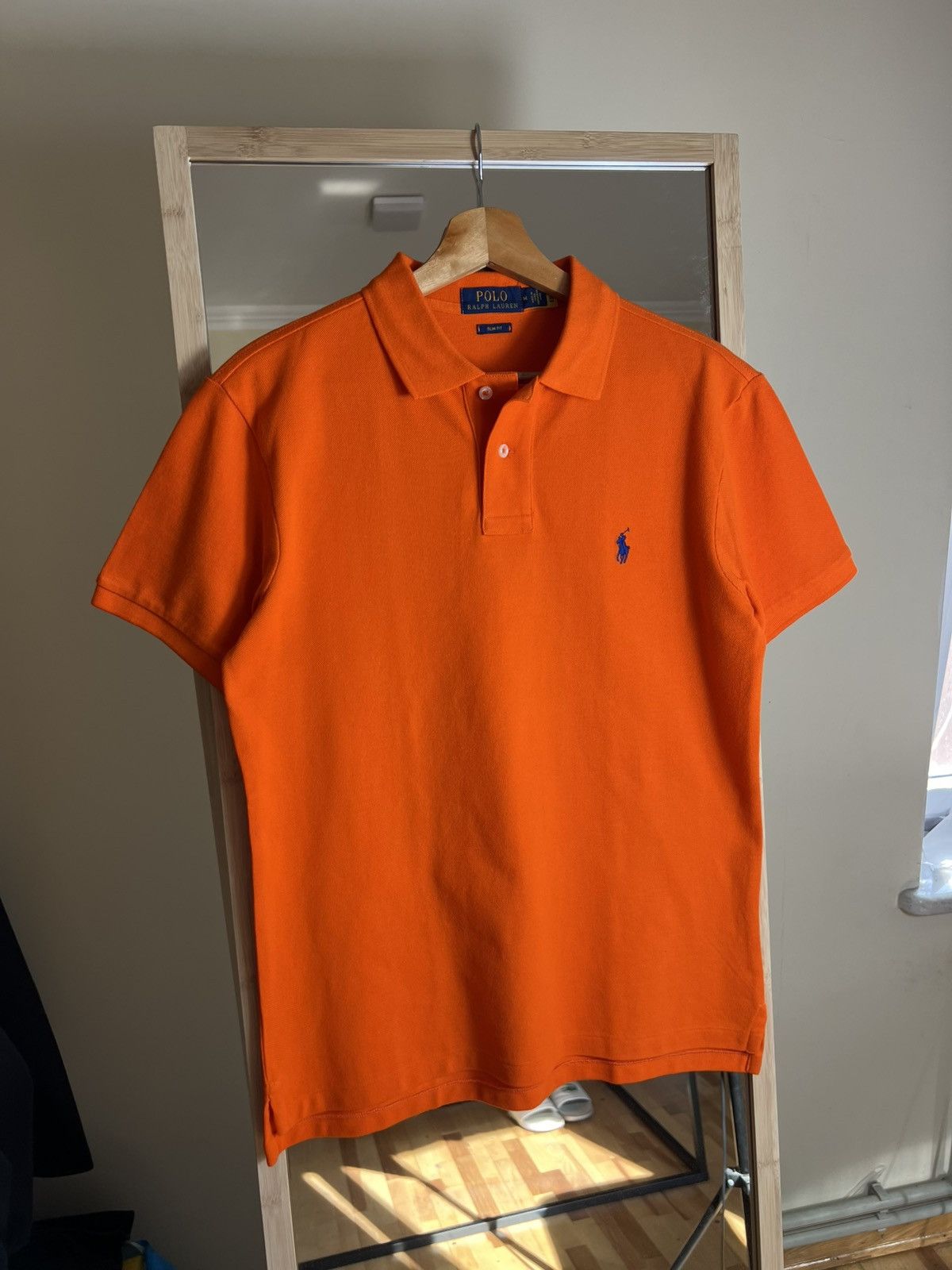 Polo Ralph Lauren 🔥 Ralph Lauren Classic Polo – Bright Orange Minimalist Y2K Size US M / EU 48-50 / 2 - 1 Thumbnail