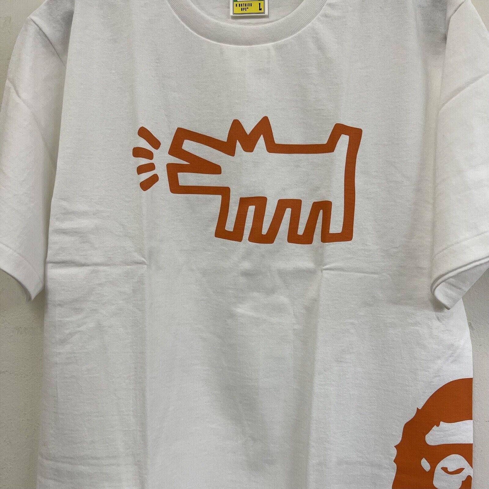 Bape BAPE Keith Haring Foundation Tee 1 White A Bathing Ape L Size US L / EU 52-54 / 3 - 2 Thumbnail
