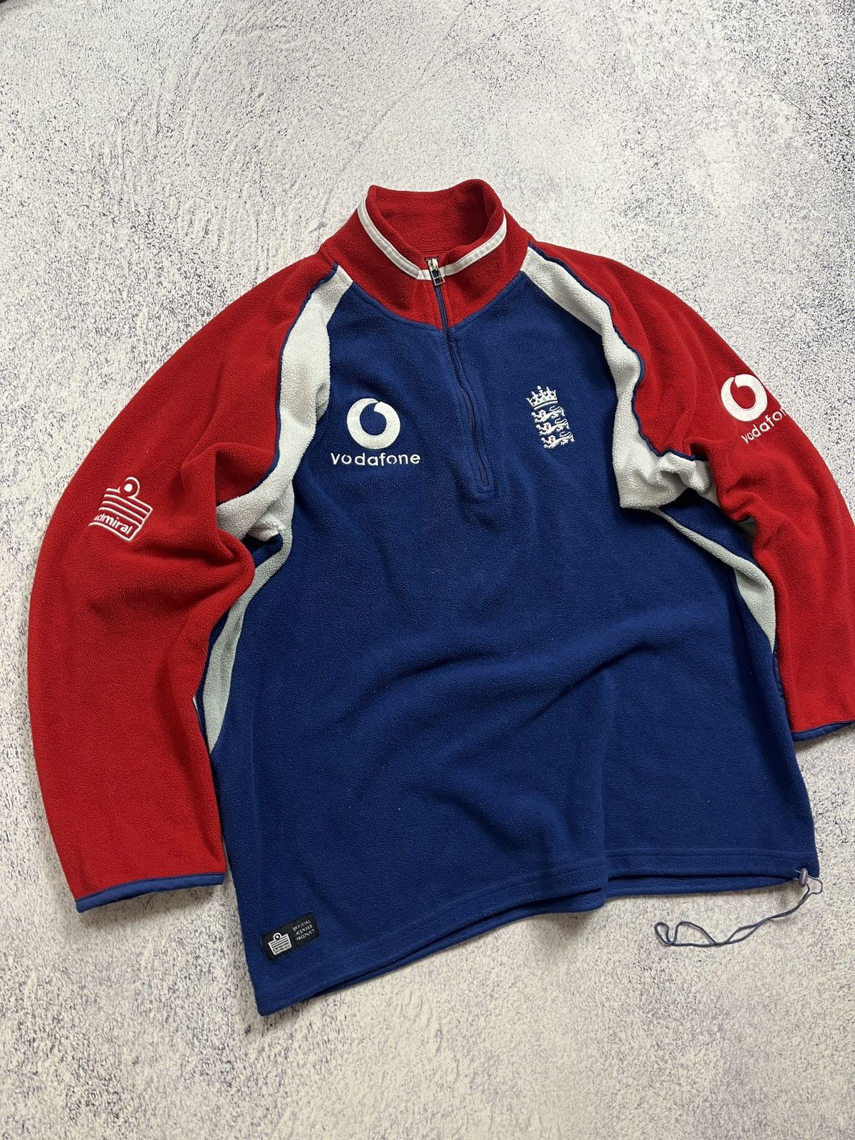 Nike England Cricket 2000’s Admiral Fleece Track Jacket Rare Size US L / EU 52-54 / 3 - 4 Thumbnail