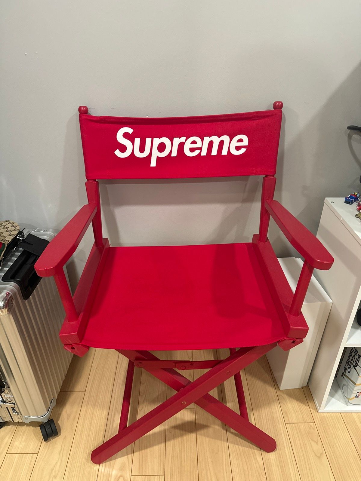 Pre-owned Supreme Directors Chair In Red