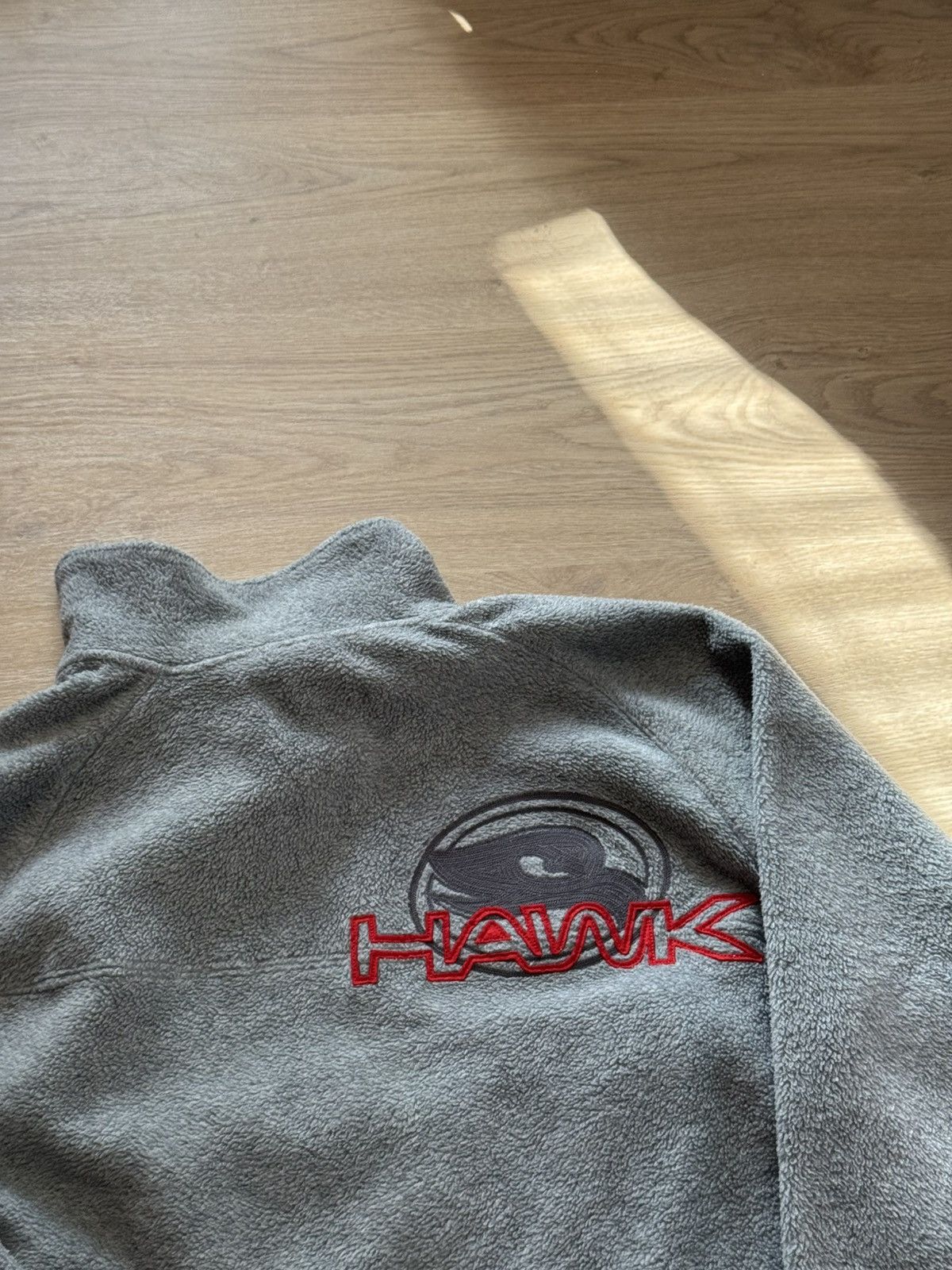 Hawk Vintage 00’s Hawk Skateboarding y2k Fleece Pullover Size US S / EU 44-46 / 1 - 6 Thumbnail