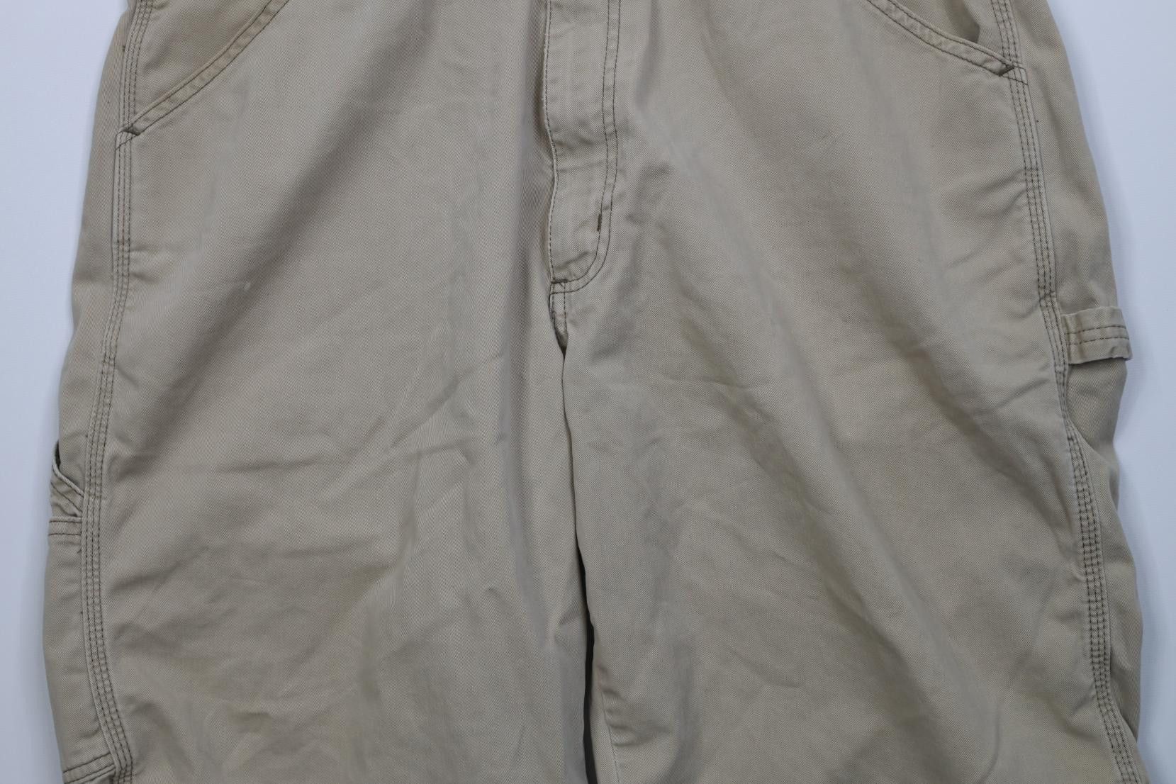 Polo Ralph Lauren Vintage 90s Ralph Lauren Baggy Carpenter Shorts Beige Cotton Size US 34 / EU 50 - 3 Thumbnail