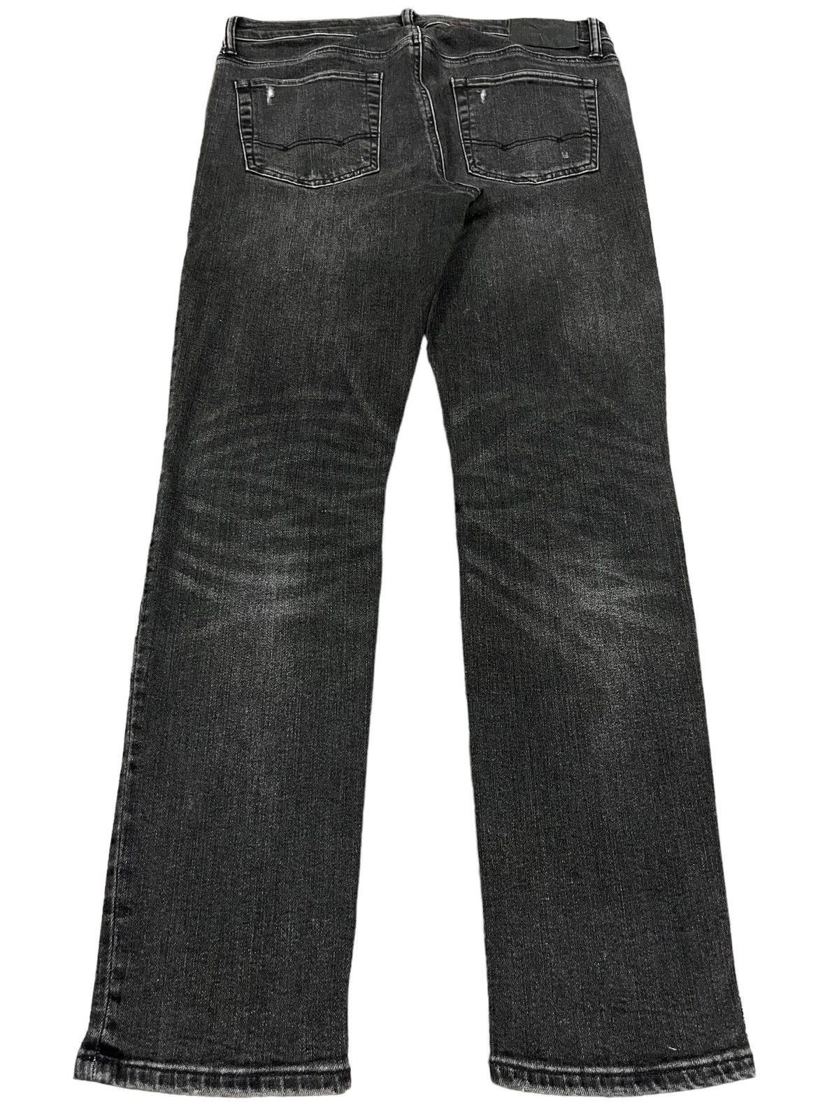 14th Addiction Vintage Japanese Brand Trash Deep Dark Black Distressed Jean Size US 32 / EU 48 - 2 Thumbnail