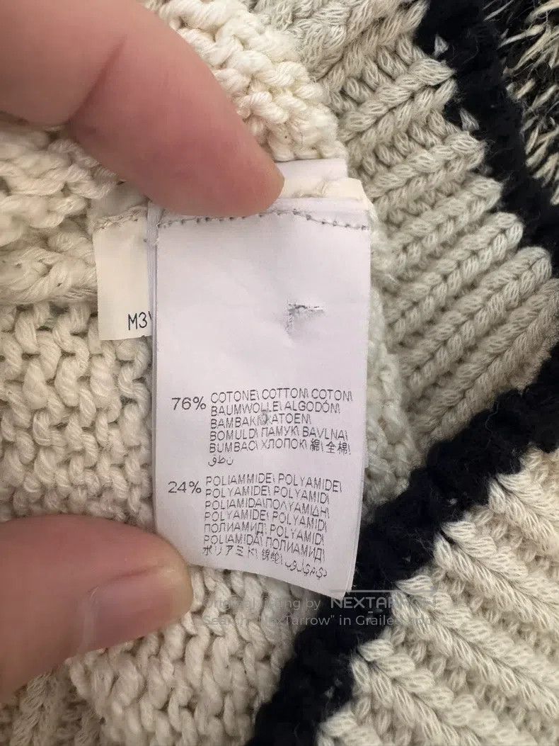 Brunello Cucinelli Brunello Cucinelli Black and White Striped Knit Vest Size M / US 6-8 / IT 42-44 - 7 Thumbnail