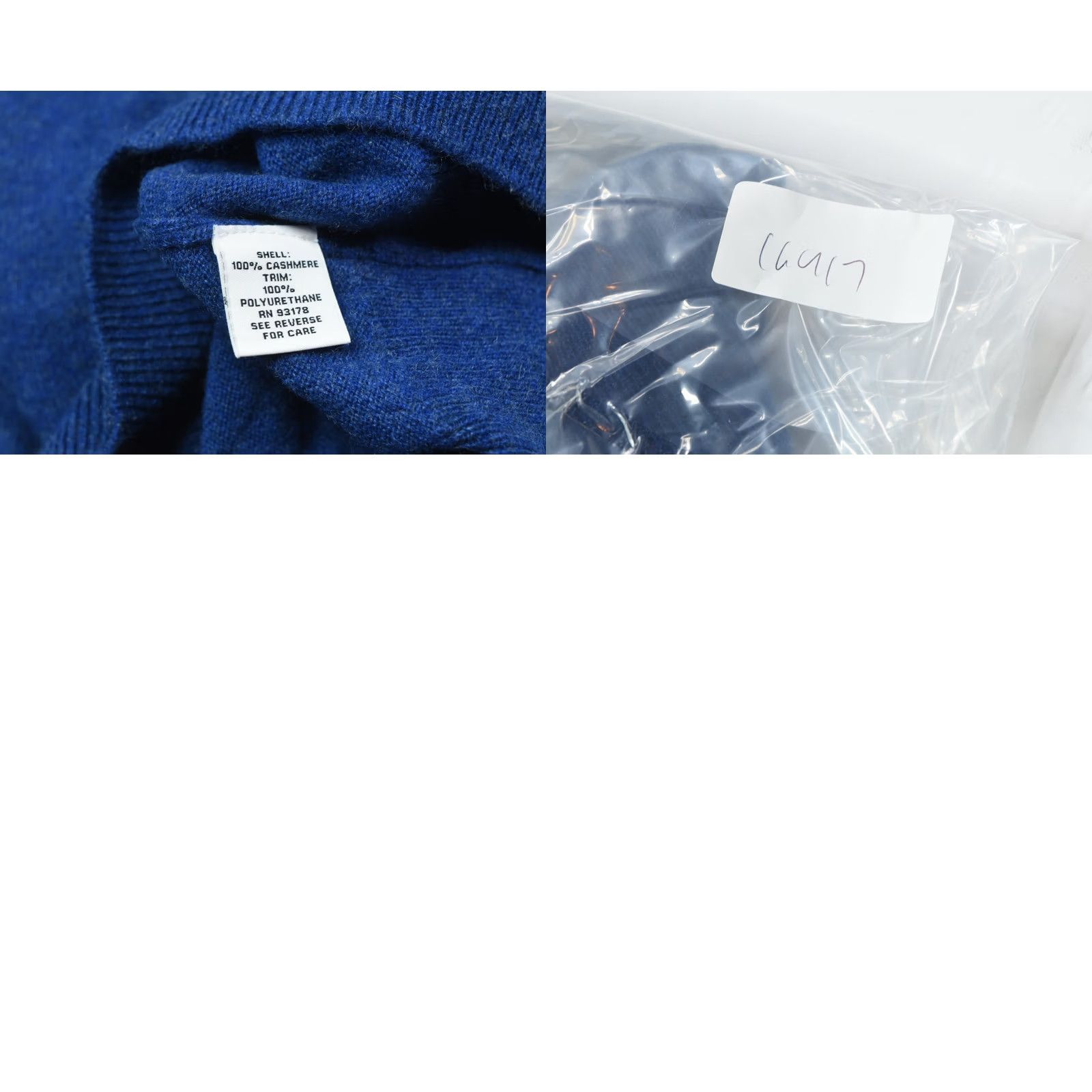 Y/Project The Cashmere Project 1/4 Zip Sweater Blue Long Sleeve Pullover Mens Large Size US L / EU 52-54 / 3 - 9 Thumbnail