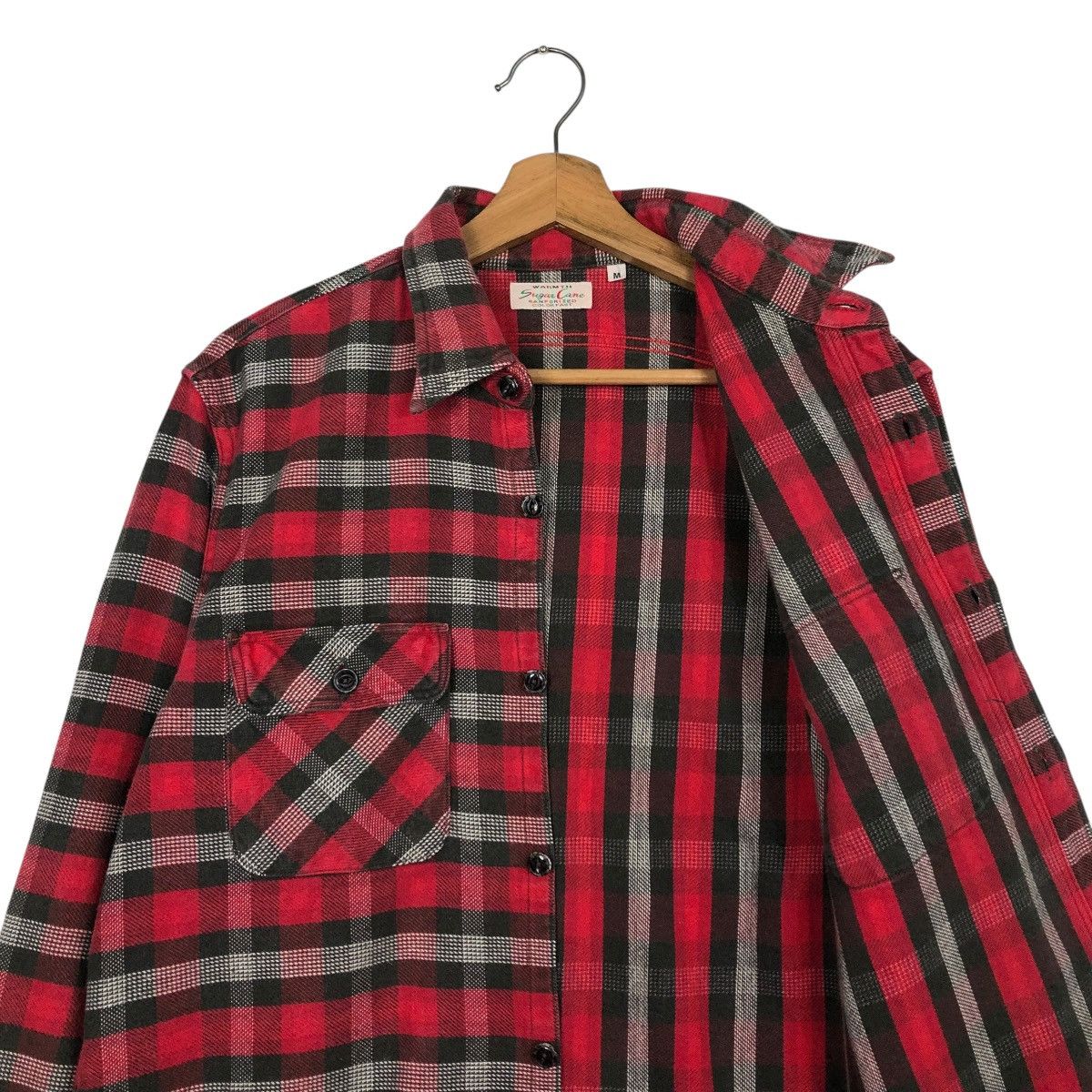 Sugar Cane 🔥VINTAGE WOOL SHIRT JACKET SUGAR CANE TOYO ENTERPRISE TARTAN Size US M / EU 48-50 / 2 - 14 Thumbnail