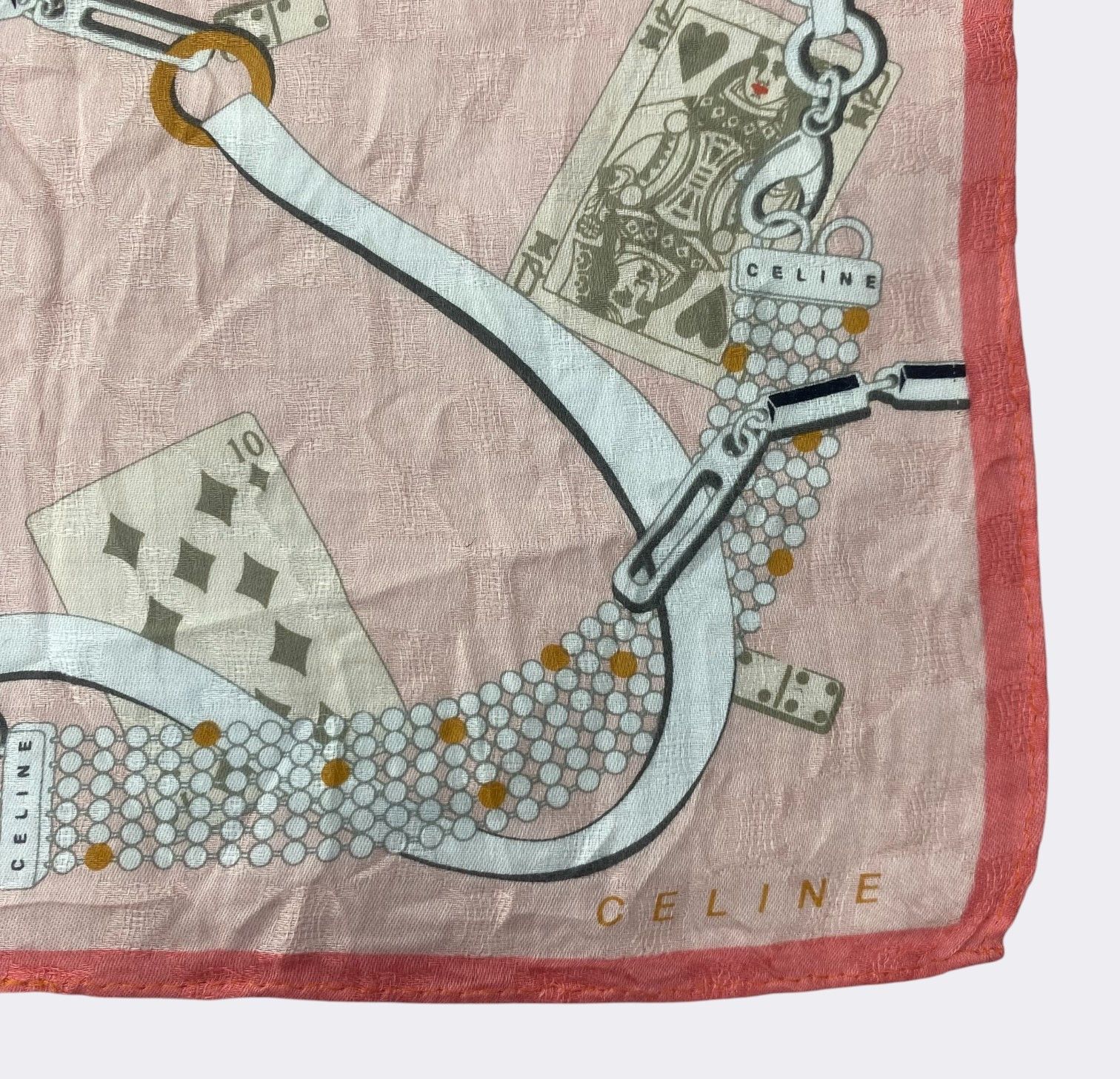 Celine Vintage Celine Handkerchief Neckerchief Bandana H188R Size ONE SIZE - 3 Thumbnail