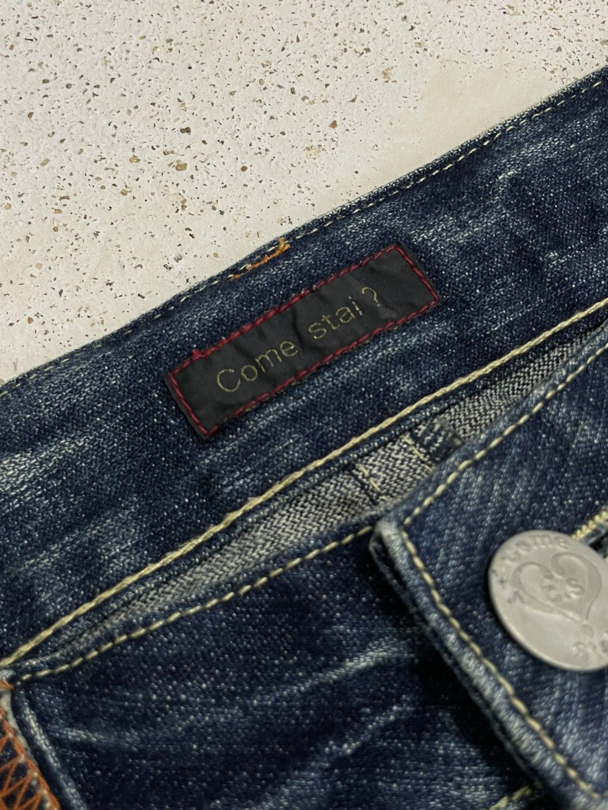 Le Grande Bleu (L.G.B.) Come Stai? Flare Whisker Distressed Japan Fashion Size US 30 / EU 46 - 21 Thumbnail