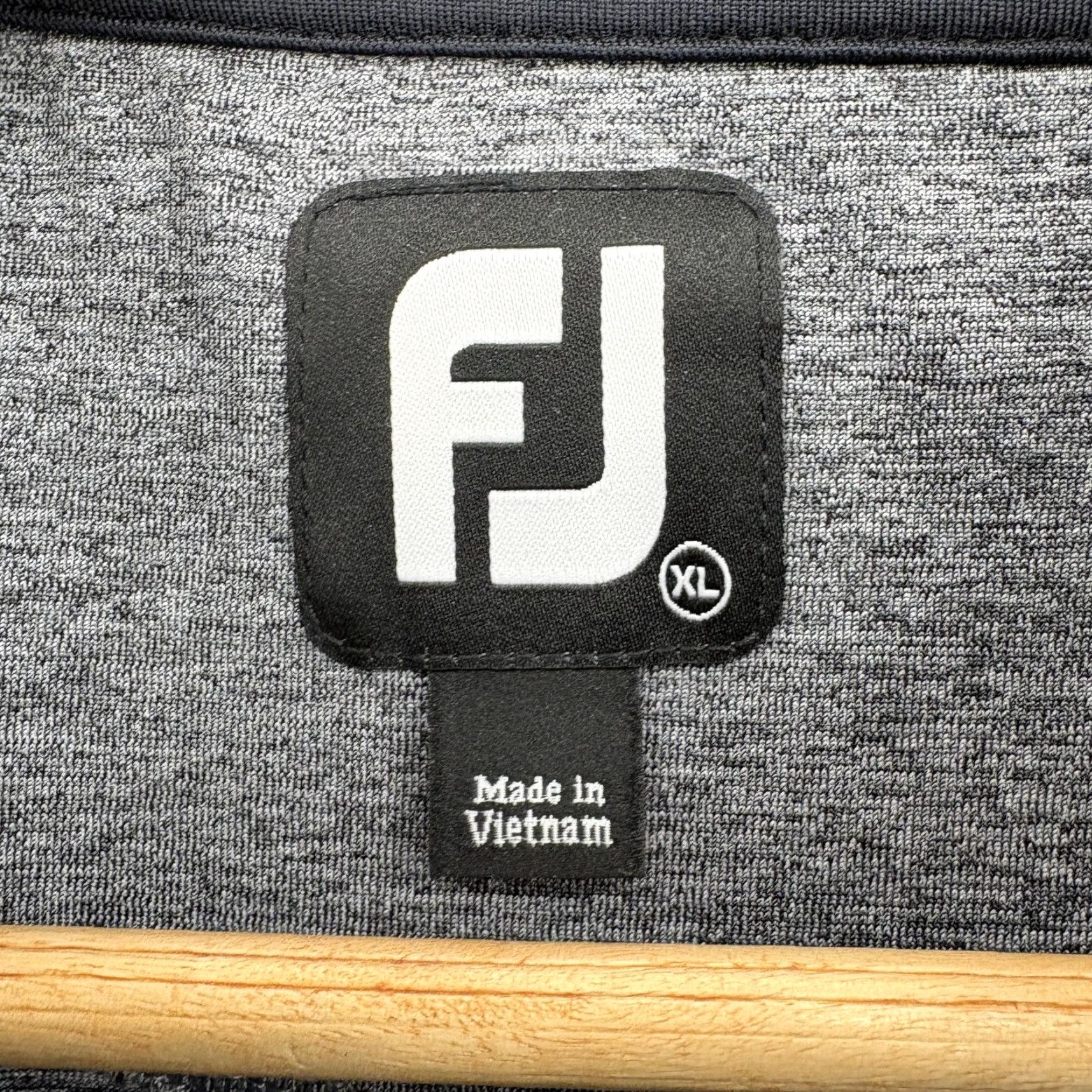 Footjoy FootJoy Vest Mens XL Gray 1/4 Zip Mock Neck Stretch Golf Pullover Knit Size US XL / EU 56 / 4 - 3 Thumbnail