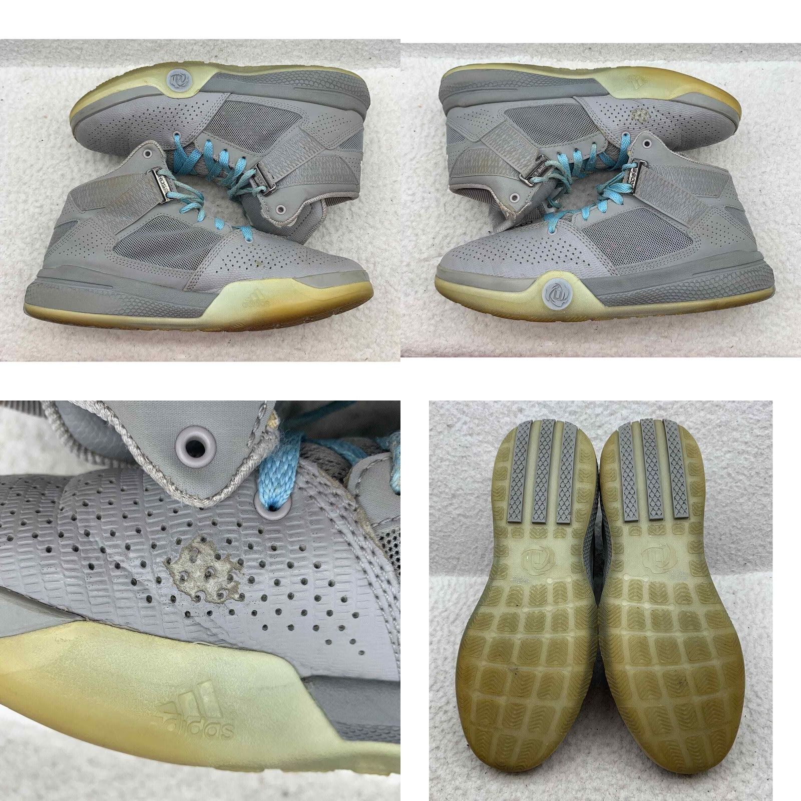 Adidas Adidas Derrick Rose Sneakers Mens 6.5 Gray D69432 Ballers Beaters Size US 8 / EU 41 - 8 Thumbnail