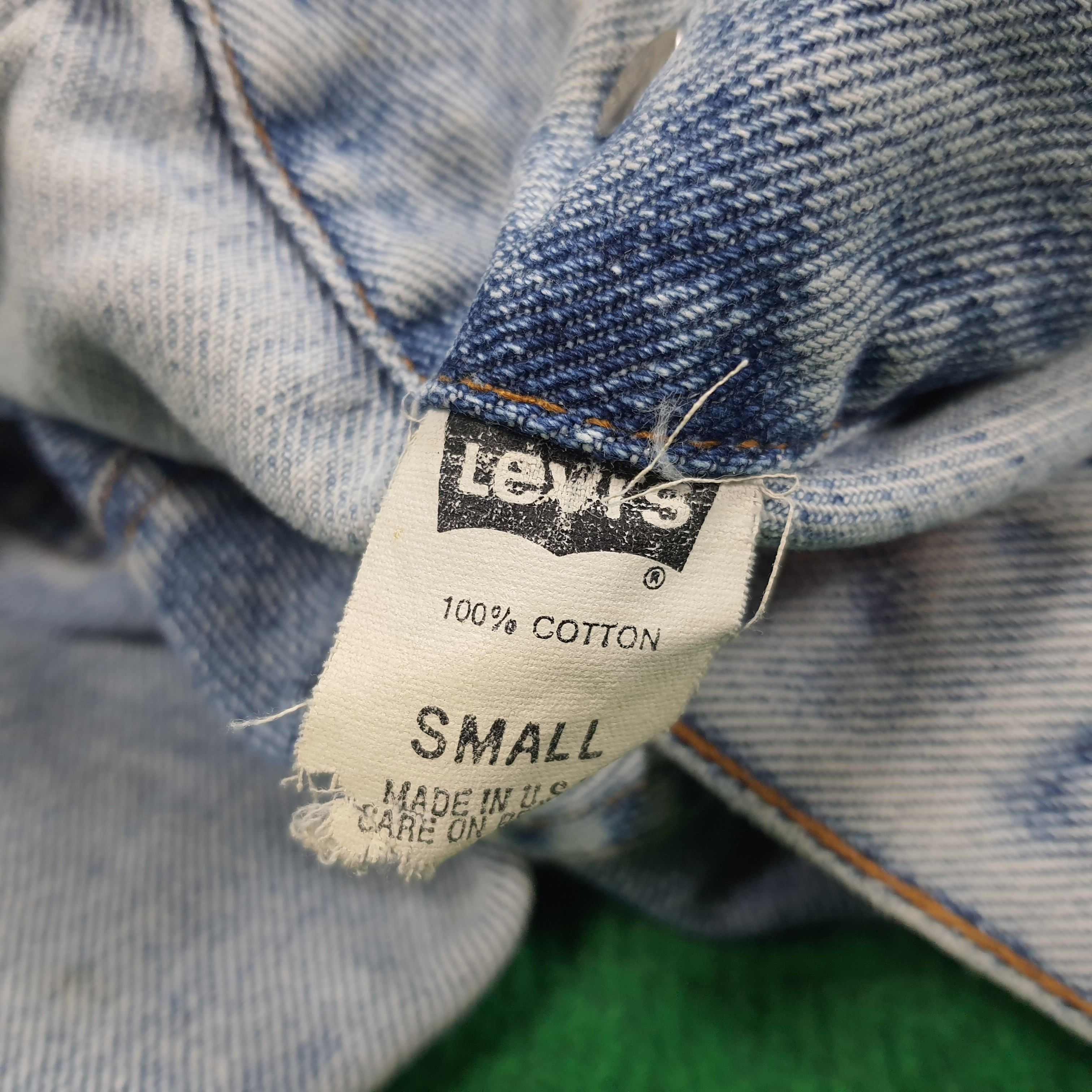 Japanese Brand × Levi's × Vintage Vintage Levi's Custom Number Nine Logo Denim Jacket Size US L / EU 52-54 / 3 - 6 Thumbnail