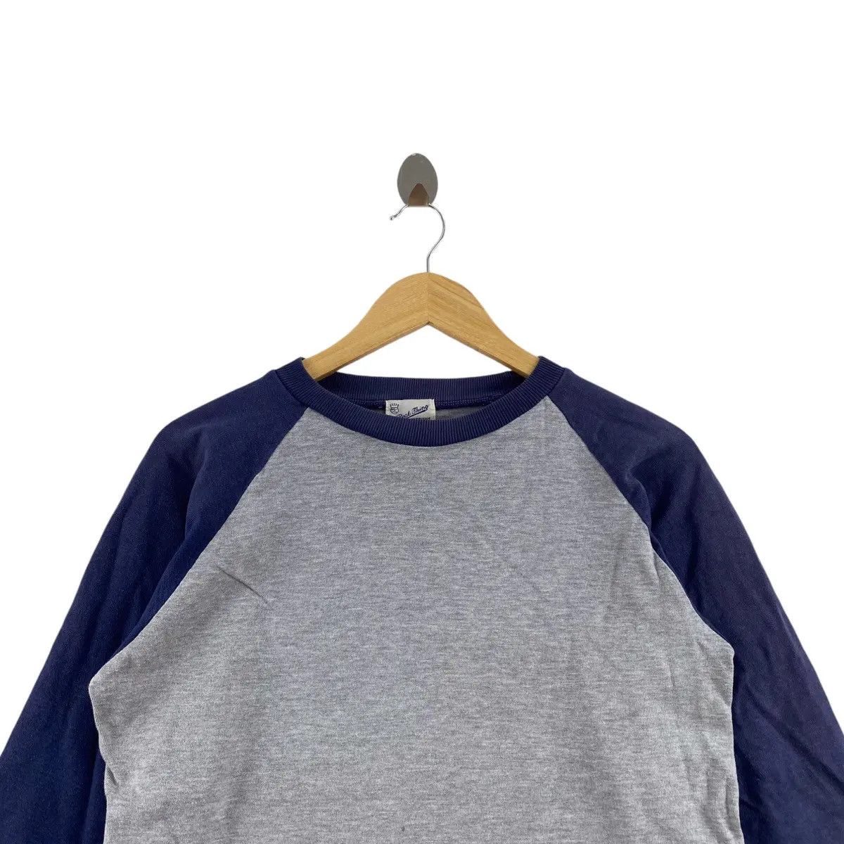 Vintage Vintage 90’ REAL THING UNION MADE Raglan Tee Shirt Top Size US M / EU 48-50 / 2 - 2 Thumbnail