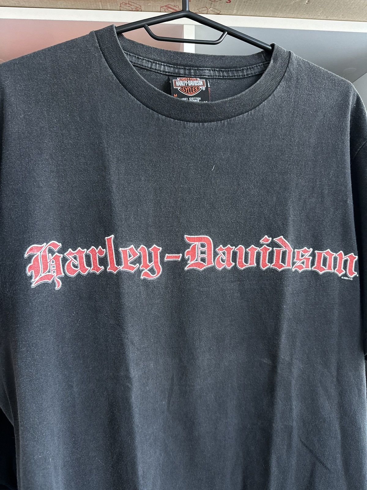 Harley Davidson 🔥VINTAGE FADED 2003 HARLEY DAVIDSON 2 SIDED PRINT T-SHIRT🔥 Size US M / EU 48-50 / 2 - 3 Thumbnail