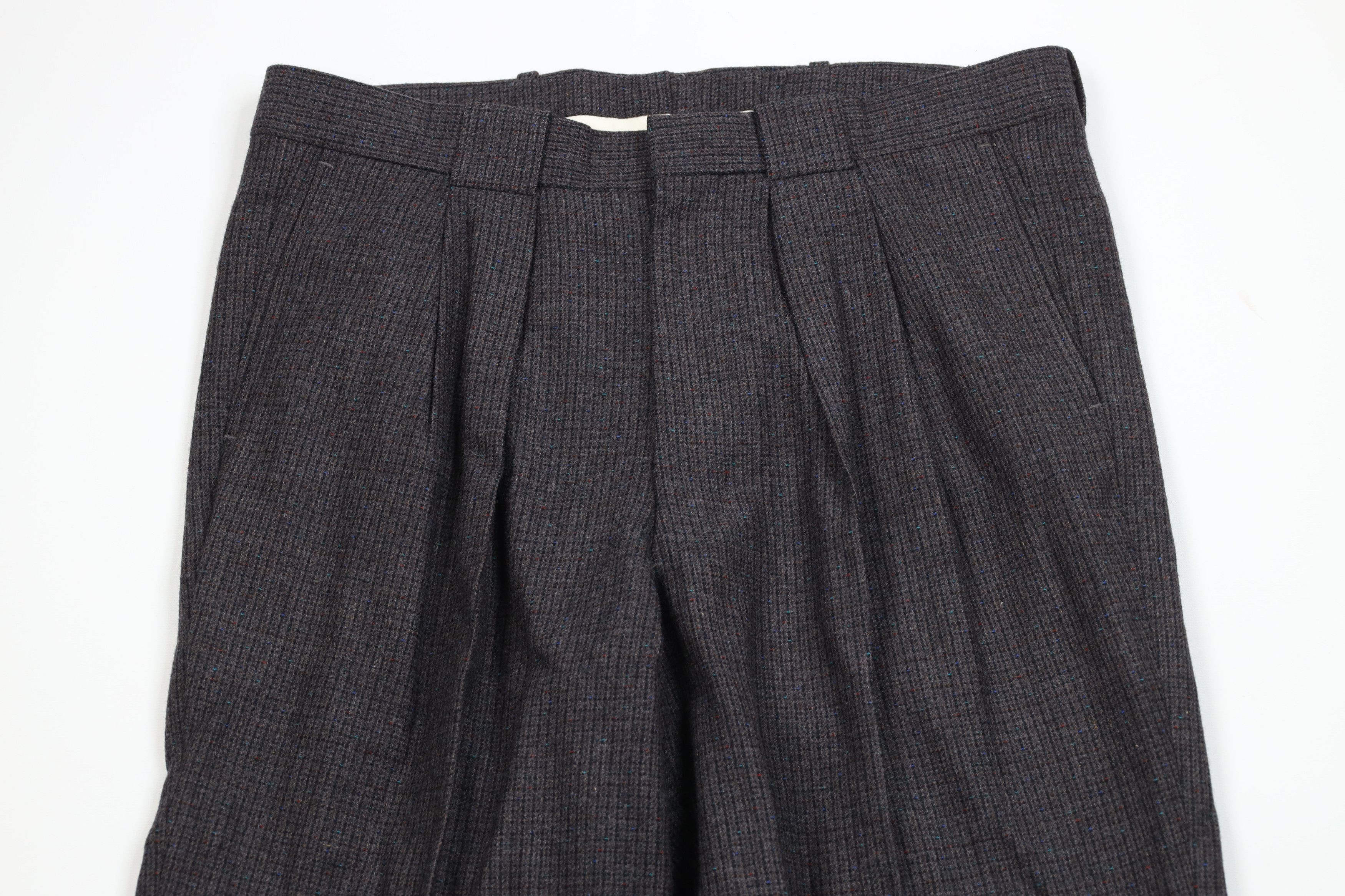 Vintage Vintage 90s Streetwear Wide Leg Chino Pants Rainbow Fleck Size US 34 / EU 50 - 2 Thumbnail