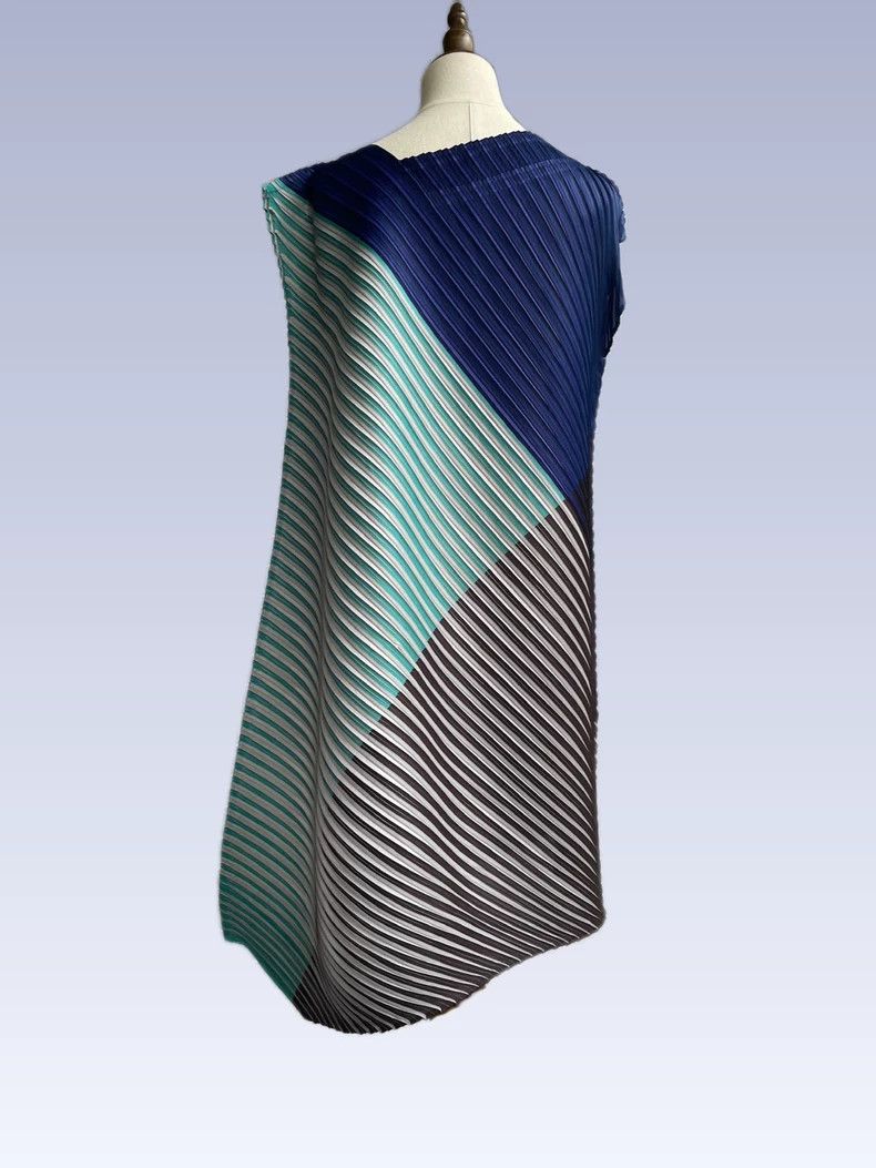Issey Miyake Issey Miyake Color block dress Size XXL / US 16-18 / IT 52-54 - 4 Thumbnail