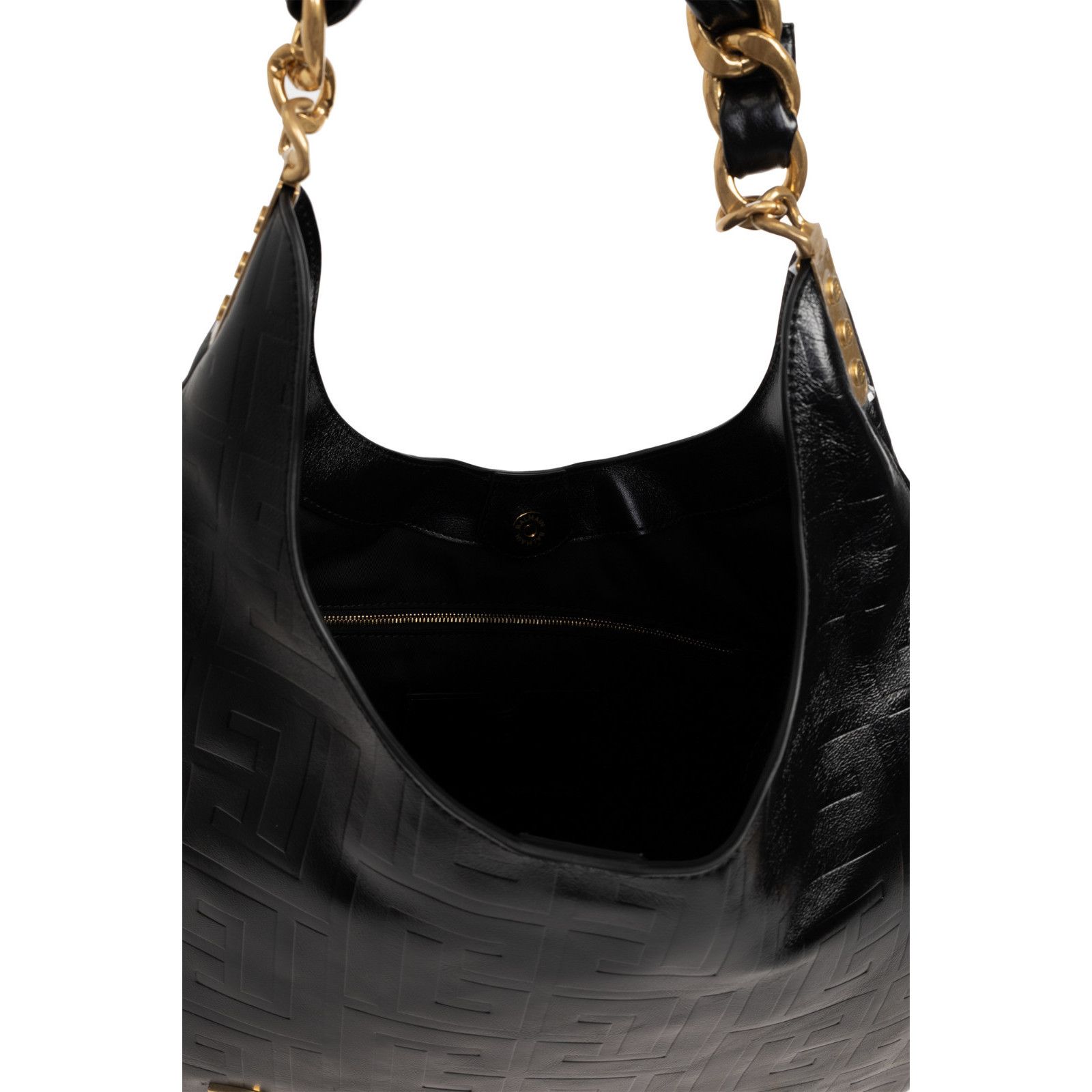 Balmain BALMAIN 1945 Soft Black Leather Shoulder Bag New & Authentic Size ONE SIZE - 4 Thumbnail