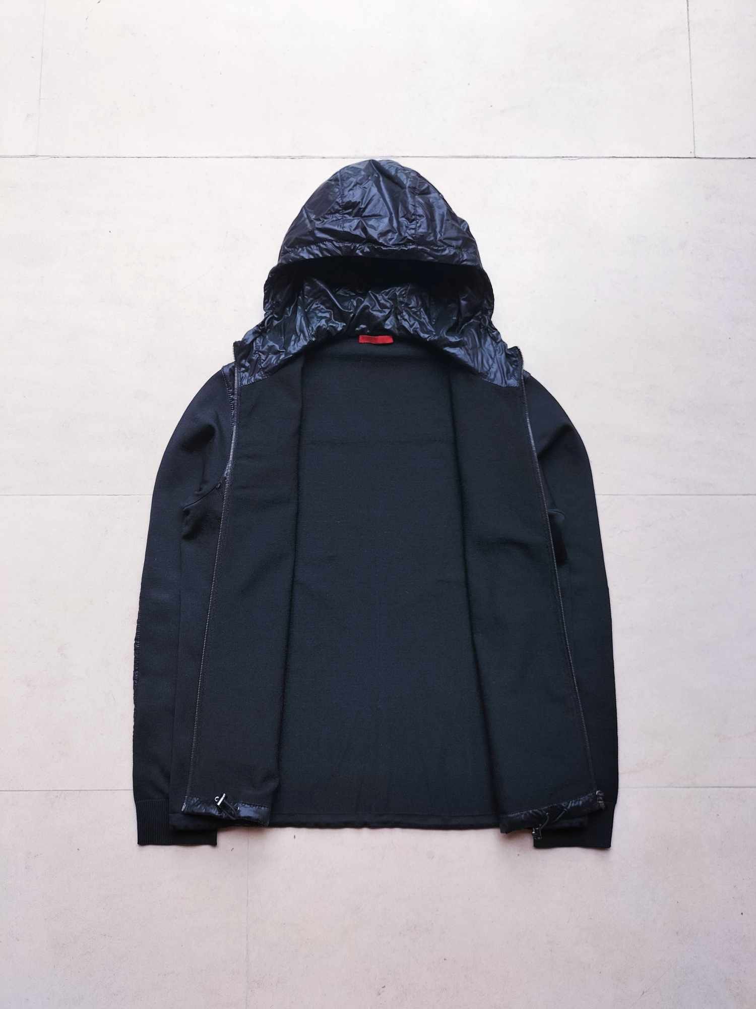 Prada Early 2000's Prada Linea Rossa Knit Jacket Size US L / EU 52-54 / 3 - 2 Thumbnail
