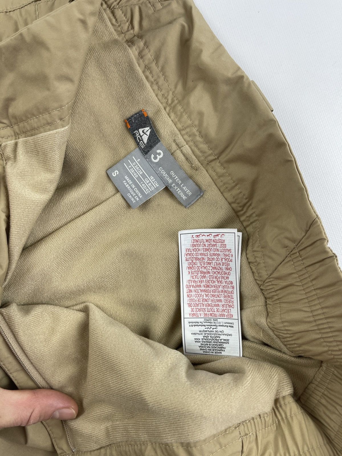 Nike × Nike ACG Nike ACG Beige Ski Pants Size 32" / US 10 / IT 46 - 10 Thumbnail