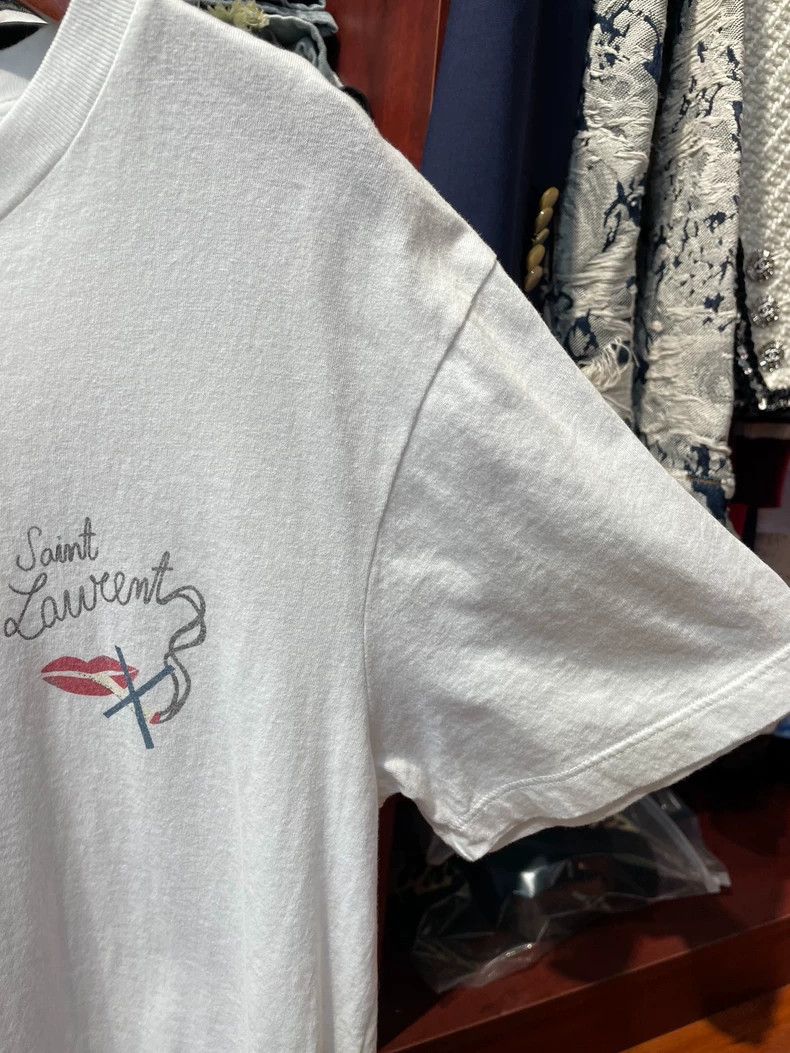 Yves Saint Laurent Saint Laurent Logo Letter Red Lips Short Sleeve T-Shirt 25 Size US S / EU 44-46 / 1 - 4 Thumbnail