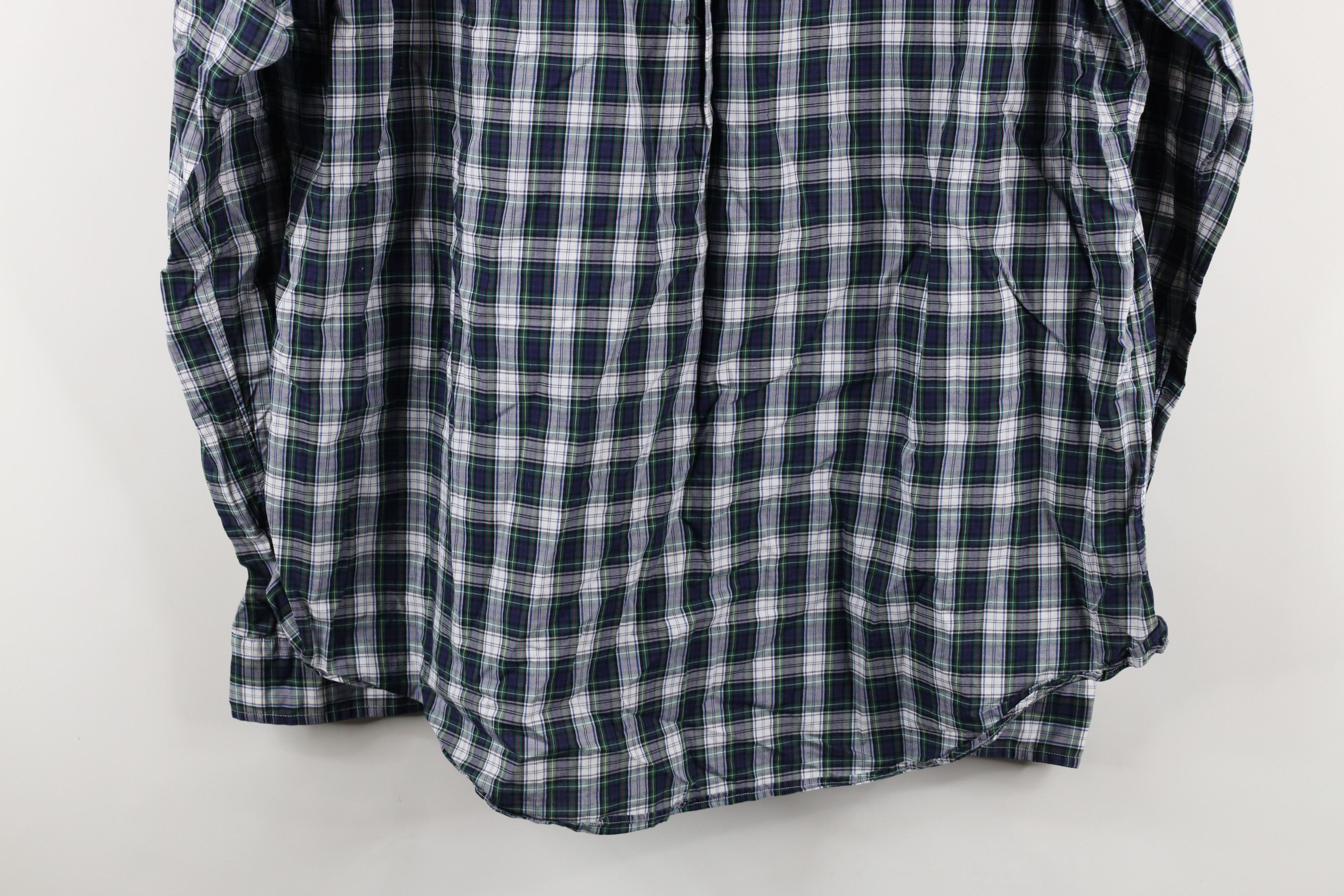 Ralph Lauren × Vintage Vintage 90s Ralph Lauren Collared Button Down Shirt Plaid Size US XXL / EU 58 / 5 - 9 Thumbnail