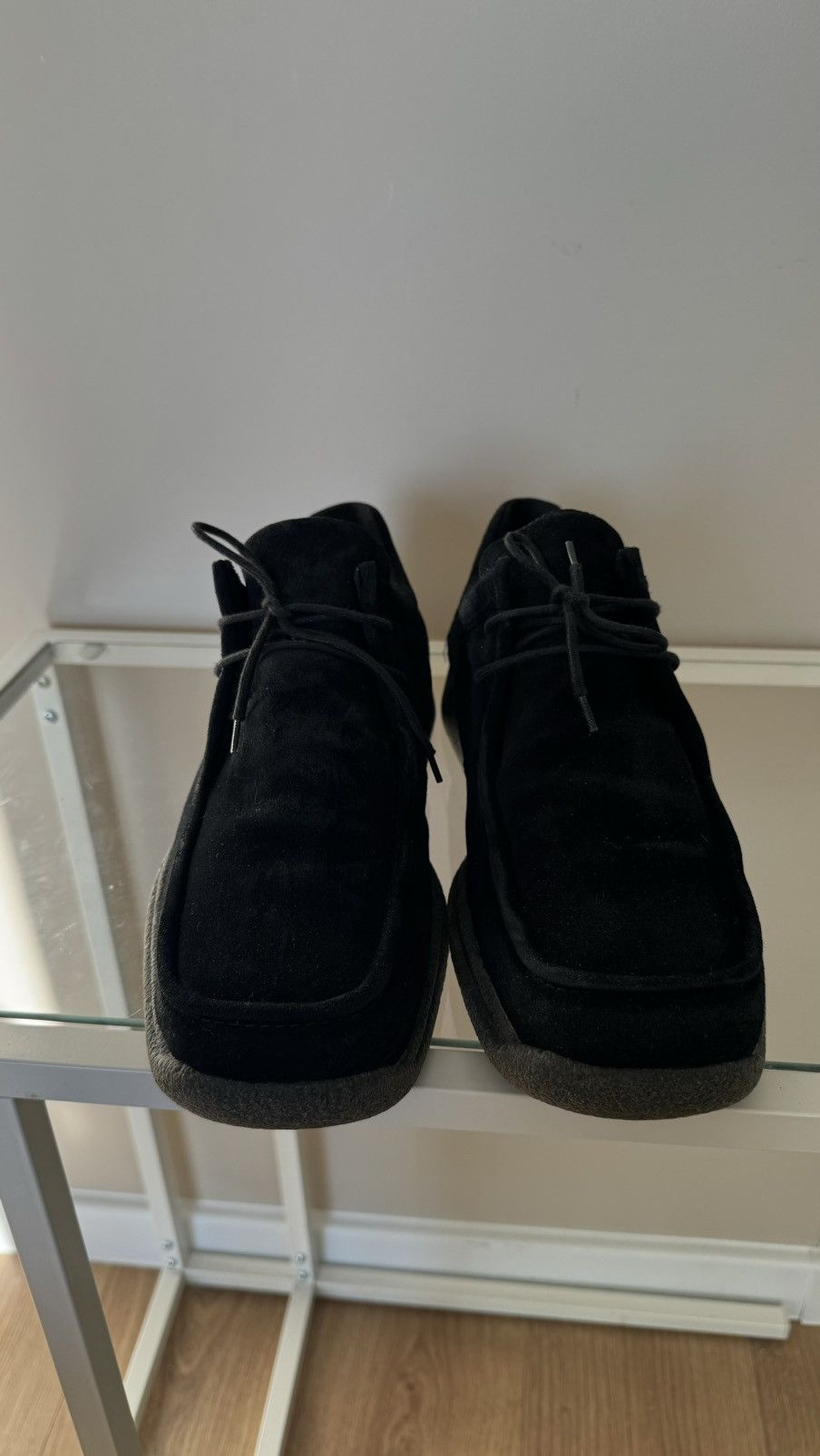 Ecco ECCO avant garde sneakers suede leather shoes Size US 11.5 / EU 44-45 - 2 Thumbnail