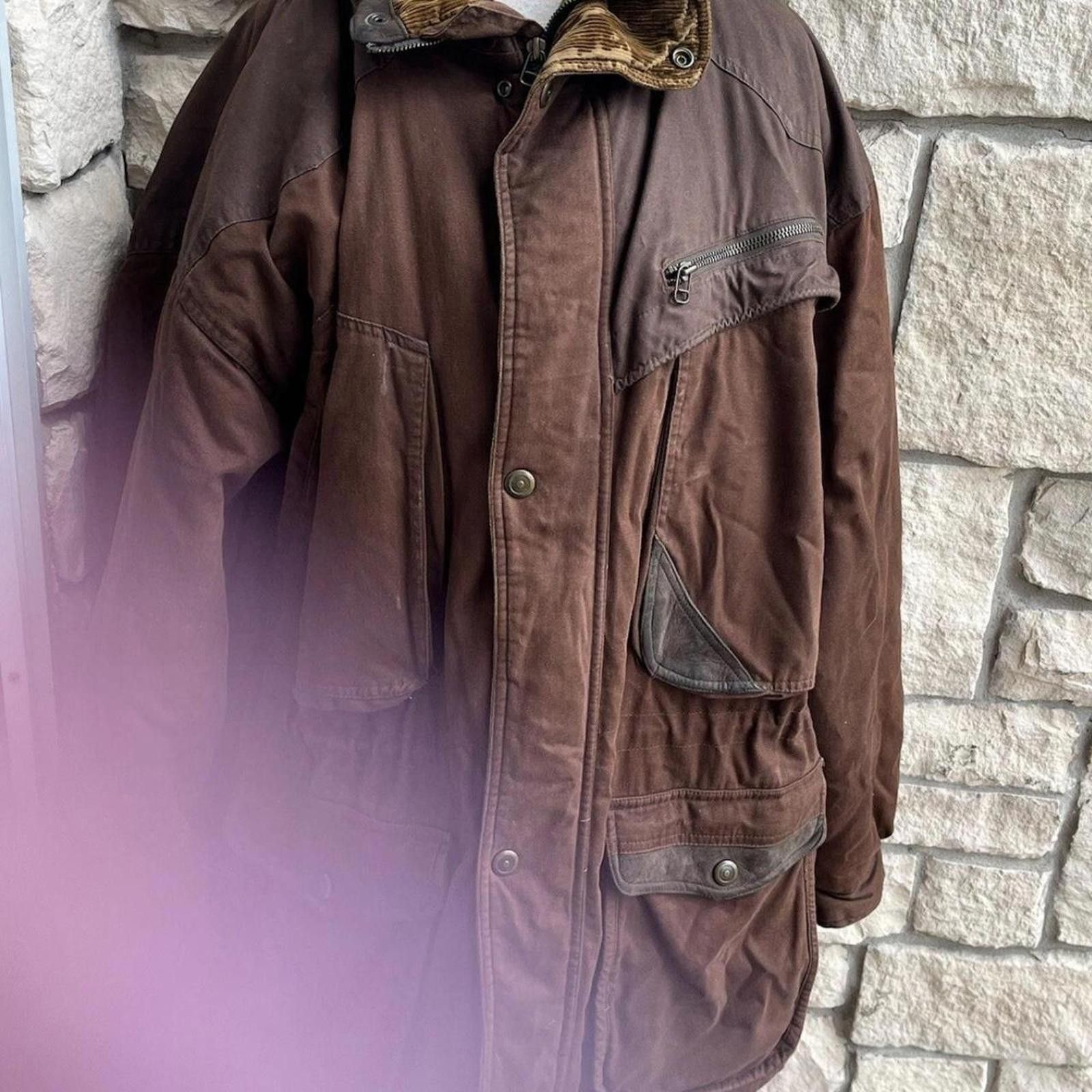Other Brown corduroy and leather jacket jacket Size US XL / EU 56 / 4 - 1 Thumbnail