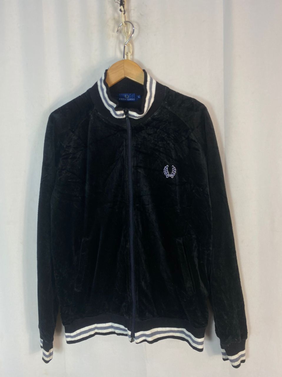 Fred Perry Unisex🔥Fred perry velvet zipper sweater Size US M / EU 48-50 / 2 - 1 Thumbnail