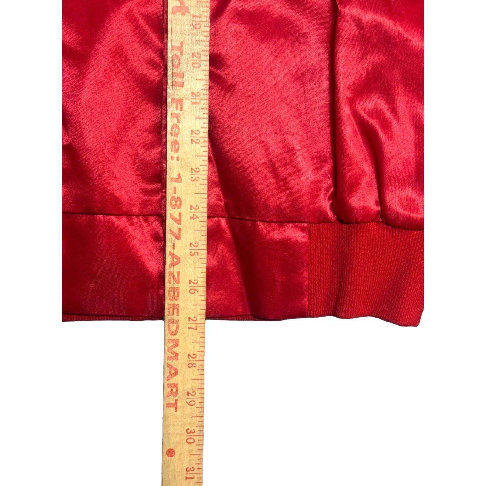 Vintage VINTAGE Rodeo Jacket Red Satin Cowboy Mens L Regular Jacket Size US L / EU 52-54 / 3 - 5 Thumbnail
