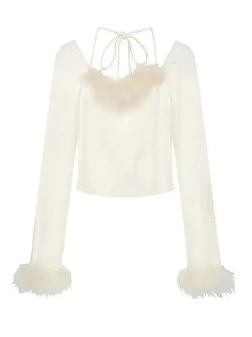 Japanese Brand Autumn Women Gyaru Gothic Long Crop Tops Slim T-Shirts Size ONE SIZE - 1 Thumbnail