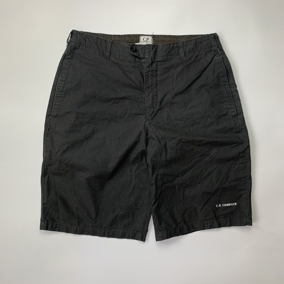 C.P. Company Vintage C.P. Company Logo Cotton Shorts Size US 31 - 2 Thumbnail