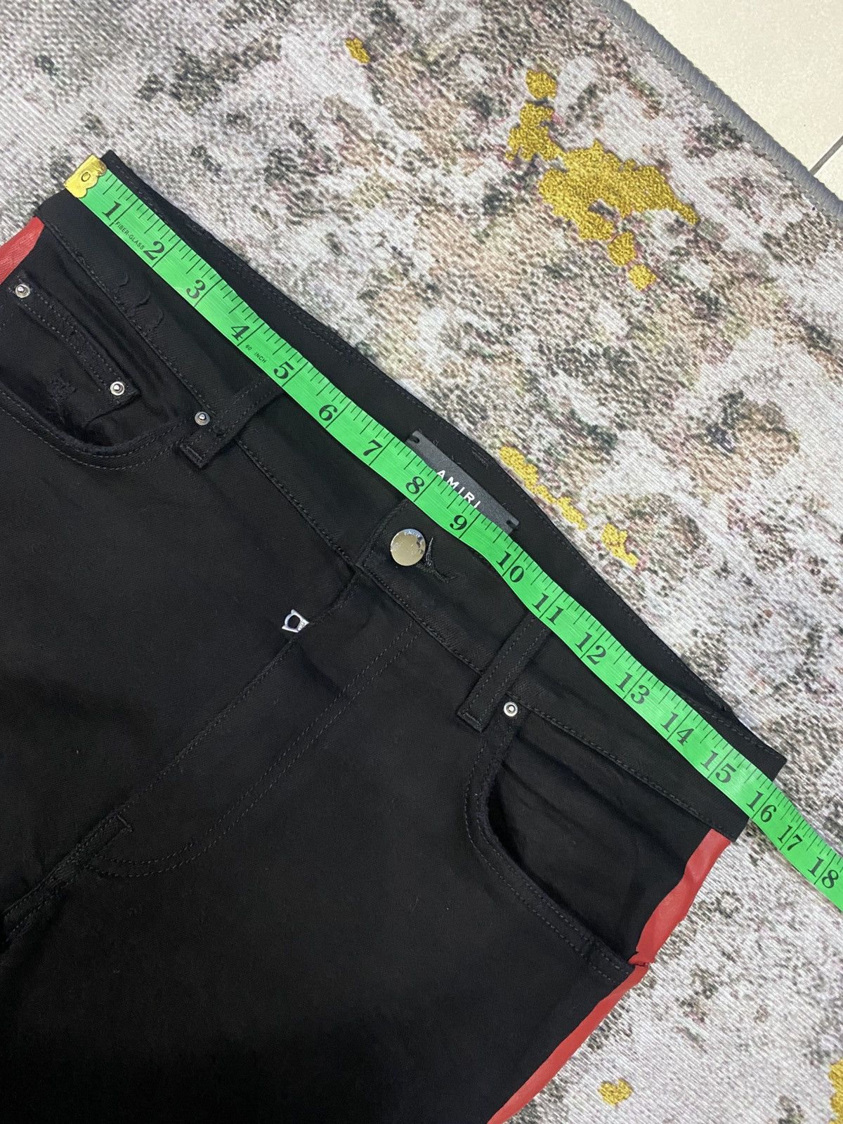Amiri Amiri Black And Red Strip Pants Size US 32 / EU 48 - 20 Thumbnail
