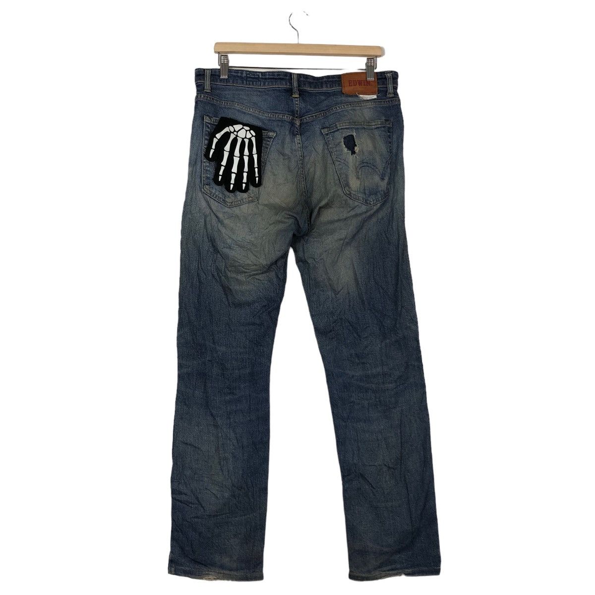 Japanese Brand 🔥90’s Vintage Distressed Denim Jeans Edwin Size US 34 / EU 50 - 7 Thumbnail