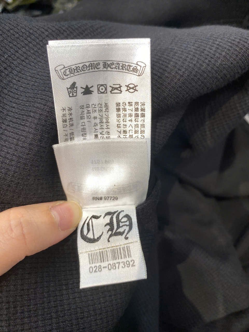 Chrome Hearts CHROME HEARTS Camo Horseshoe Zip Up Hoodie BLACK Size US M / EU 48-50 / 2 - 13 Thumbnail