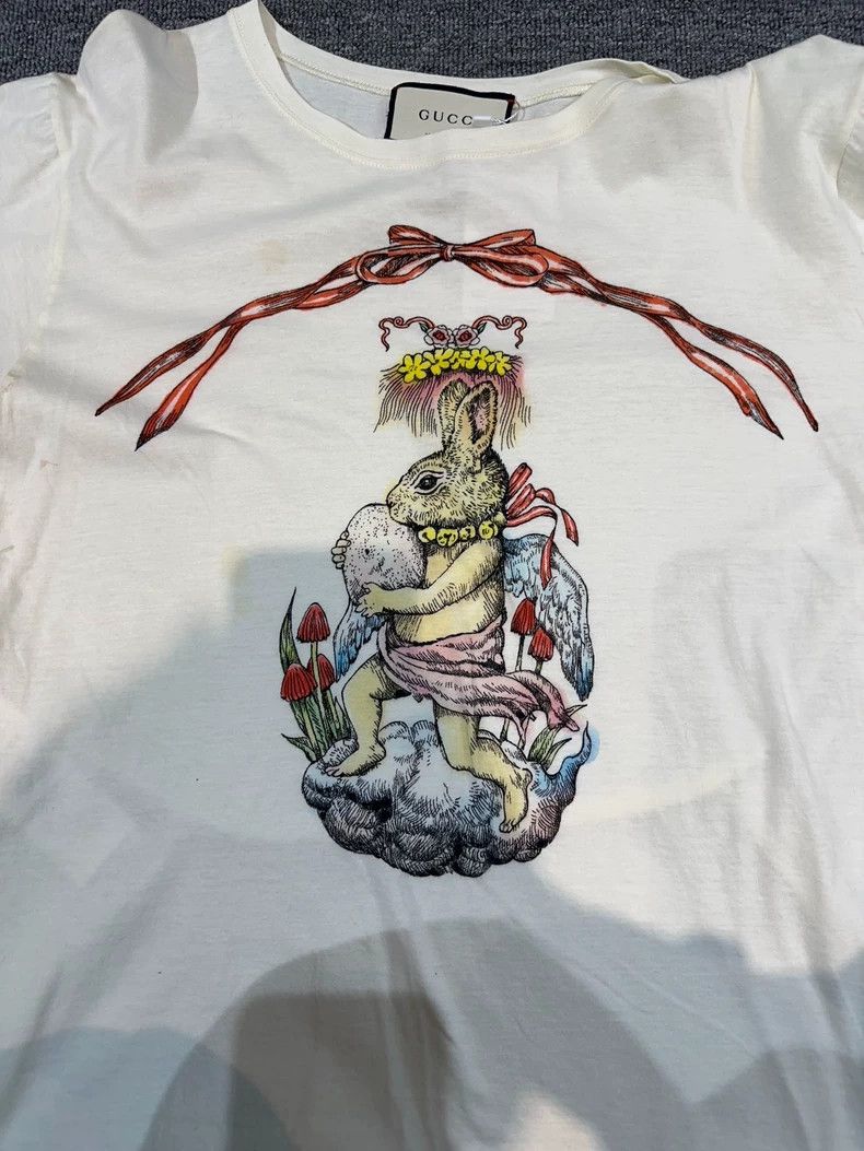 Gucci Gucci Rabbit printed short sleeves 2502-Nextarrow Size US M / EU 48-50 / 2 - 3 Thumbnail