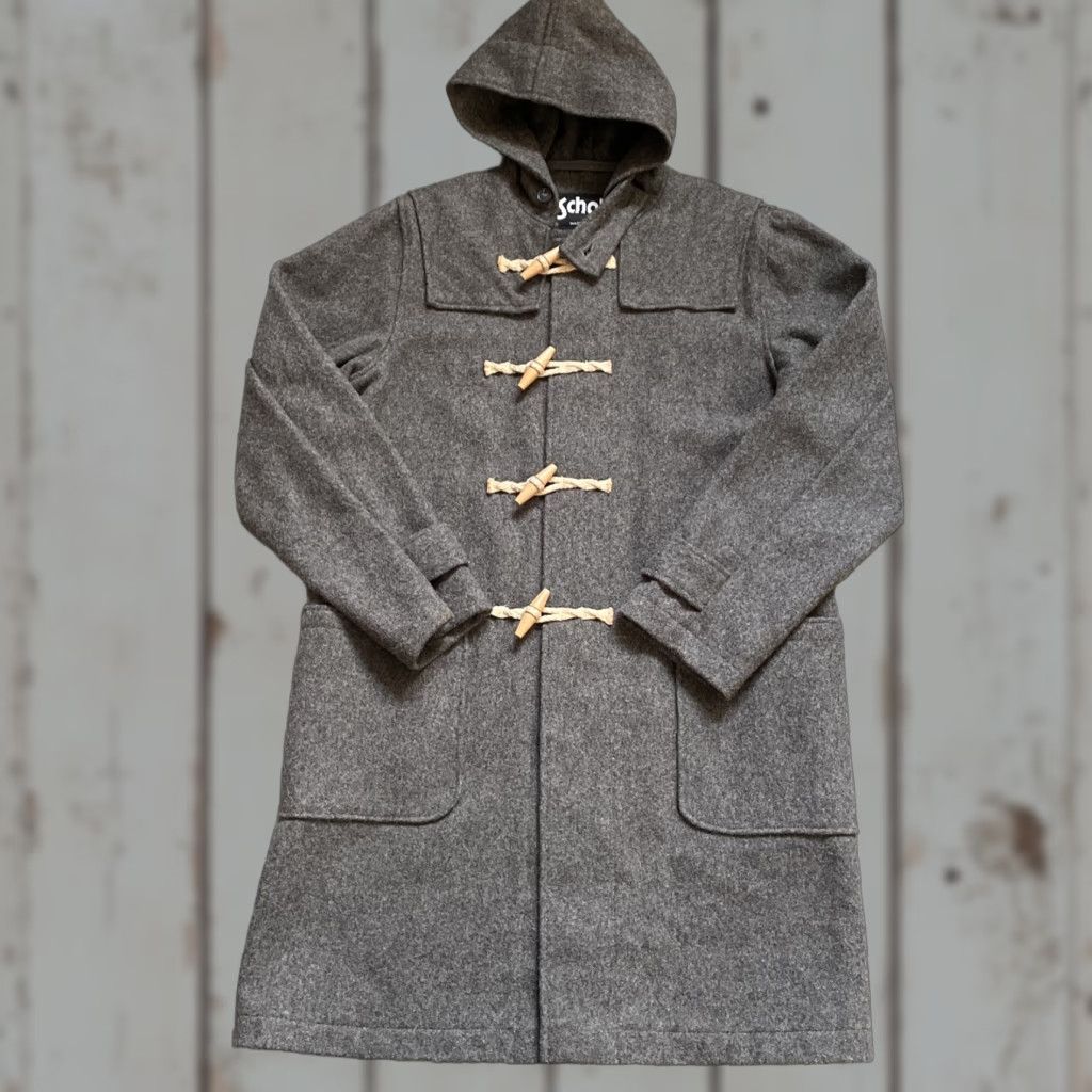 Schott VINTAGE Schott AT078 Wool Toggle Parka Duffel Style Long Jacket Made In USA L Men Gray Size US L / EU 52-54 / 3 - 1 Thumbnail