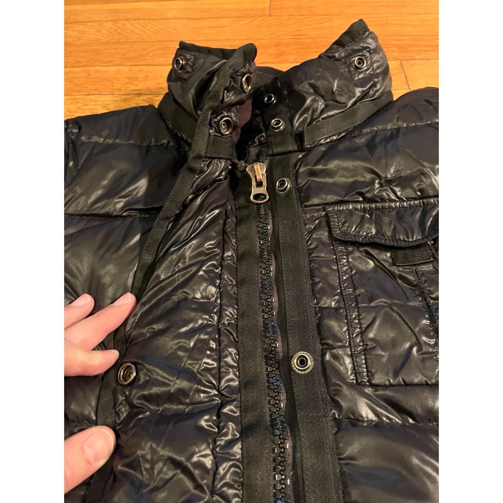 Schott VINTAGE SCHOTT Duck Down Puffer Jacket Women’s L Black Size L / US 10 / IT 46 - 7 Thumbnail