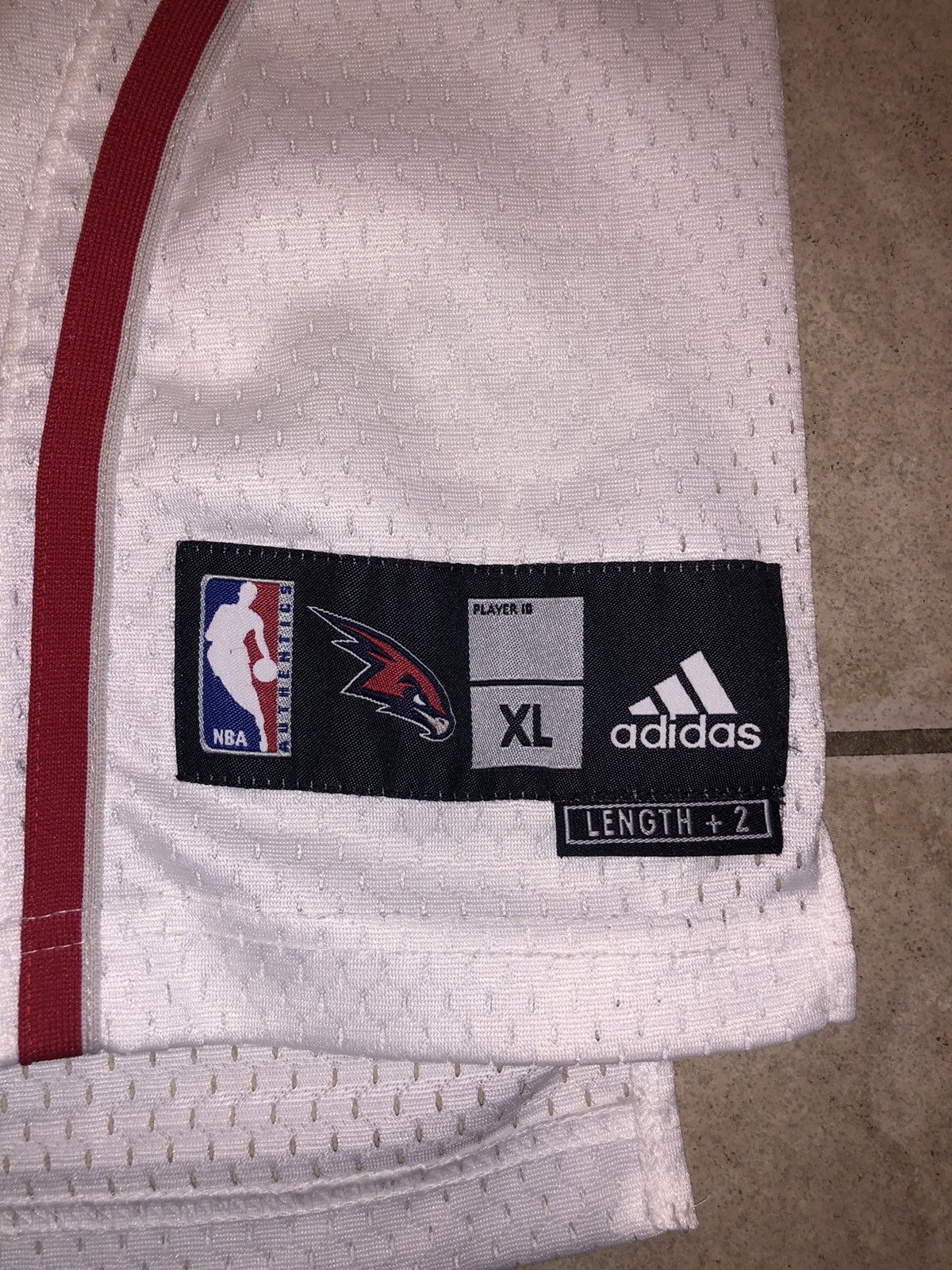 Adidas × NBA Atlanta Hawks Josh Smith Adidas Swingman Home Jersey Size US XL / EU 56 / 4 - 4 Thumbnail