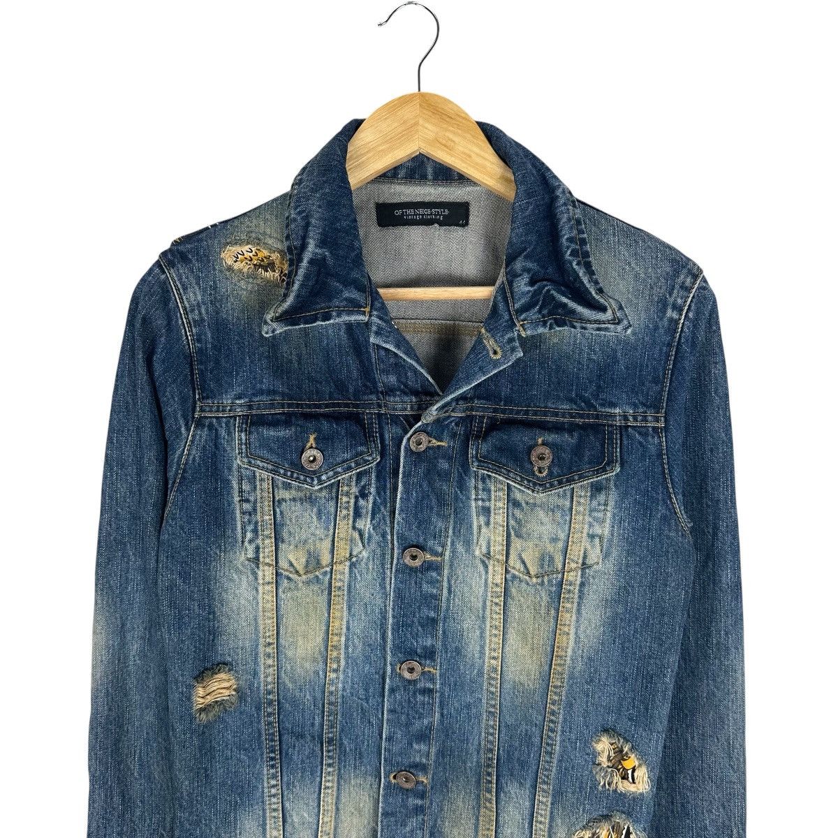 If Six Was Nine OF THE NEIGE PATCHWORK DENIM JACKET Size US S / EU 44-46 / 1 - 3 Thumbnail